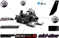2024 North America - EXPEDITION 900 ACE Turbo R - LE - AWRB - Northern Lichen - 154X20X1.5CST Track