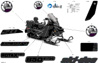 2024 North America - EXPEDITION 850 E-TEC - SE - AGRC - Deep Black - 154X20X1.5ICST Track