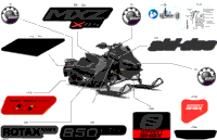 2024 North America - MXZ 850 E-TEC - X-RS - MVRF - Deep Black - 129X15X1.25RS Track