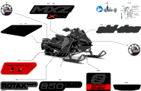 2024 North America - MXZ 850 E-TEC - X-RS - MVRM - Deep Black - 129X15X1.25IR Track