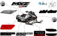 2024 North America - MXZ 850 E-TEC - X-RS - MYRG - Hyper Silver - 137X15X1.5IR Track