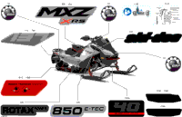 2024 North America - MXZ 850 E-TEC - X-RS - MYRA - Hyper Silver - 137X15X1.5IR Track