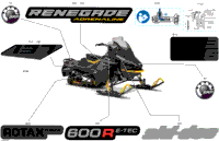 2024 North America - RENEGADE 600R E-TEC - Adrenaline with Enduro Package - USRA - Neo Yellow - 137X15X1.25IR Track