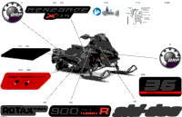 2024 North America - RENEGADE 900 ACE Turbo R - X-RS - DARB - Deep Black - 137X15X1.25IR Track