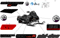 2024 North America - RENEGADE 900 ACE Turbo R - X-RS - DARF - Deep Black - 137X15X1.5IR Track