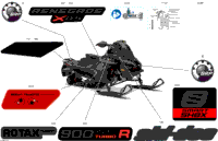 2024 North America - RENEGADE 900 ACE Turbo R - X-RS - DARG - Deep Black - 137X15X1.25RS Track