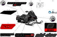 2024 North America - RENEGADE 900 ACE Turbo R - X-RS - DARL - Deep Black - 137X15X1.25IR Track