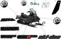 2024 North America - SKANDIC 600R E-TEC - LE - ALRA - Deep Black - 154X20X1.5CST Track