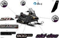 2024 North America - SKANDIC 900 ACE - LE - AHRB - Northern Lichen - 154X20X1.5CST Track