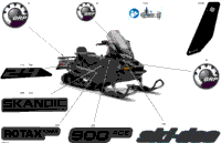 2024 North America - SKANDIC 900 ACE - LE - ANRA - Deep Black - 154X24X1.5CST Track