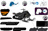 2024 North America - SUMMIT 850 E-TEC - Adrenaline with Edge Package - CHRA - Deep Black - 165X16X3P4F Track