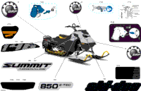 2024 North America - SUMMIT 850 E-TEC - Adrenaline - CDRG - Catalyst Gray - 146X16X2.5PF Track