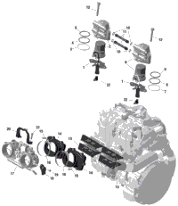 2024 North America - SUMMIT 600R E-TEC - Adrenaline - CERB - Deep Black - 154X16X2.5PLF Track