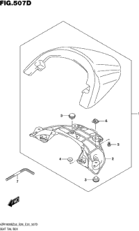 сиденье Tail Box (For Pgz) (Vzr1800bzl6 E33)