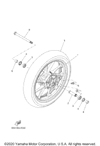 2020 XSR700 (XSR700LCW) CA