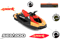 2024 North America - SPARK 900 HO ACE - 62RC - Base package - Sunrise Orange - 3UP