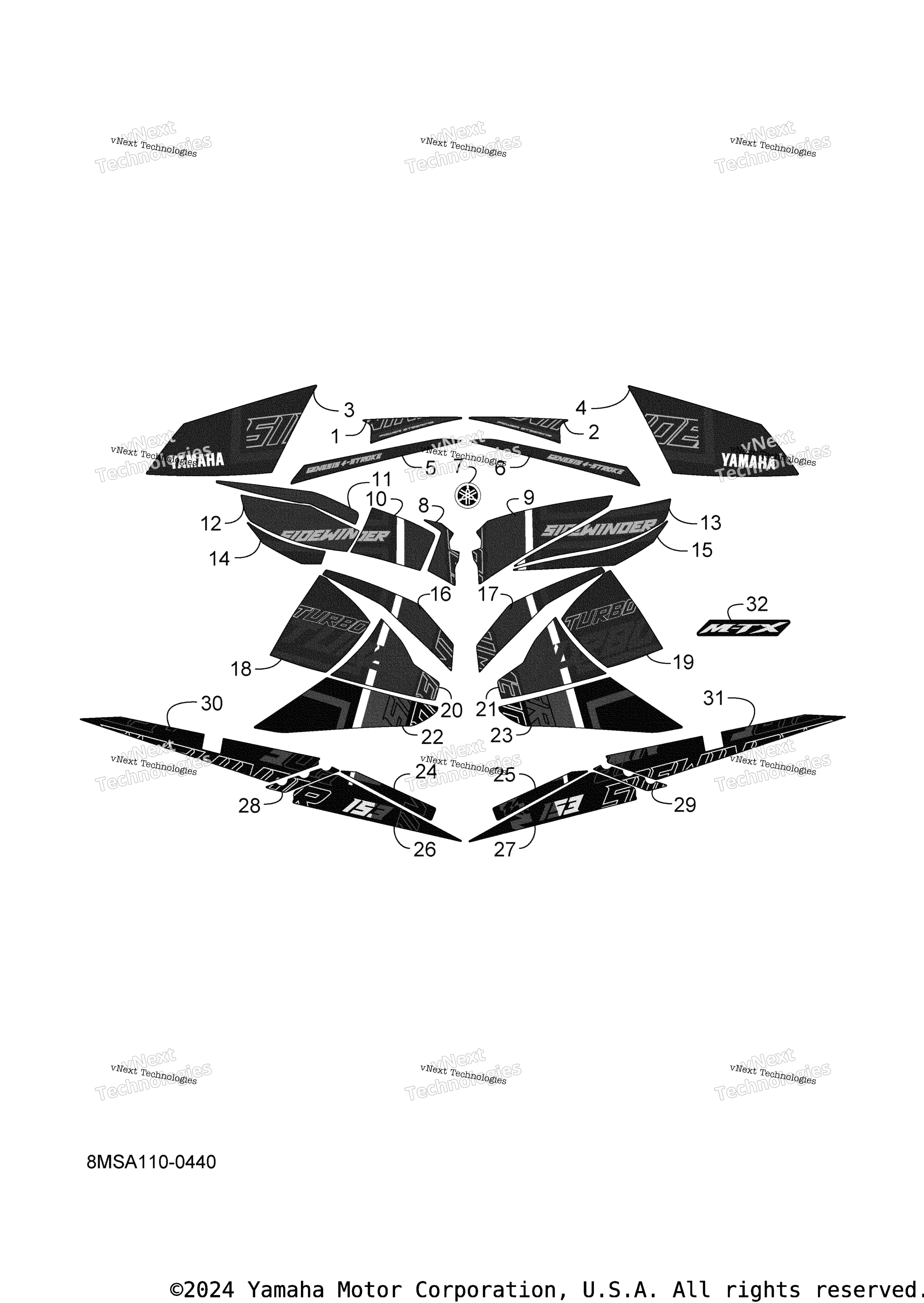 2025 SIDEWINDER MTX LE 15 (SW1NMLSB)