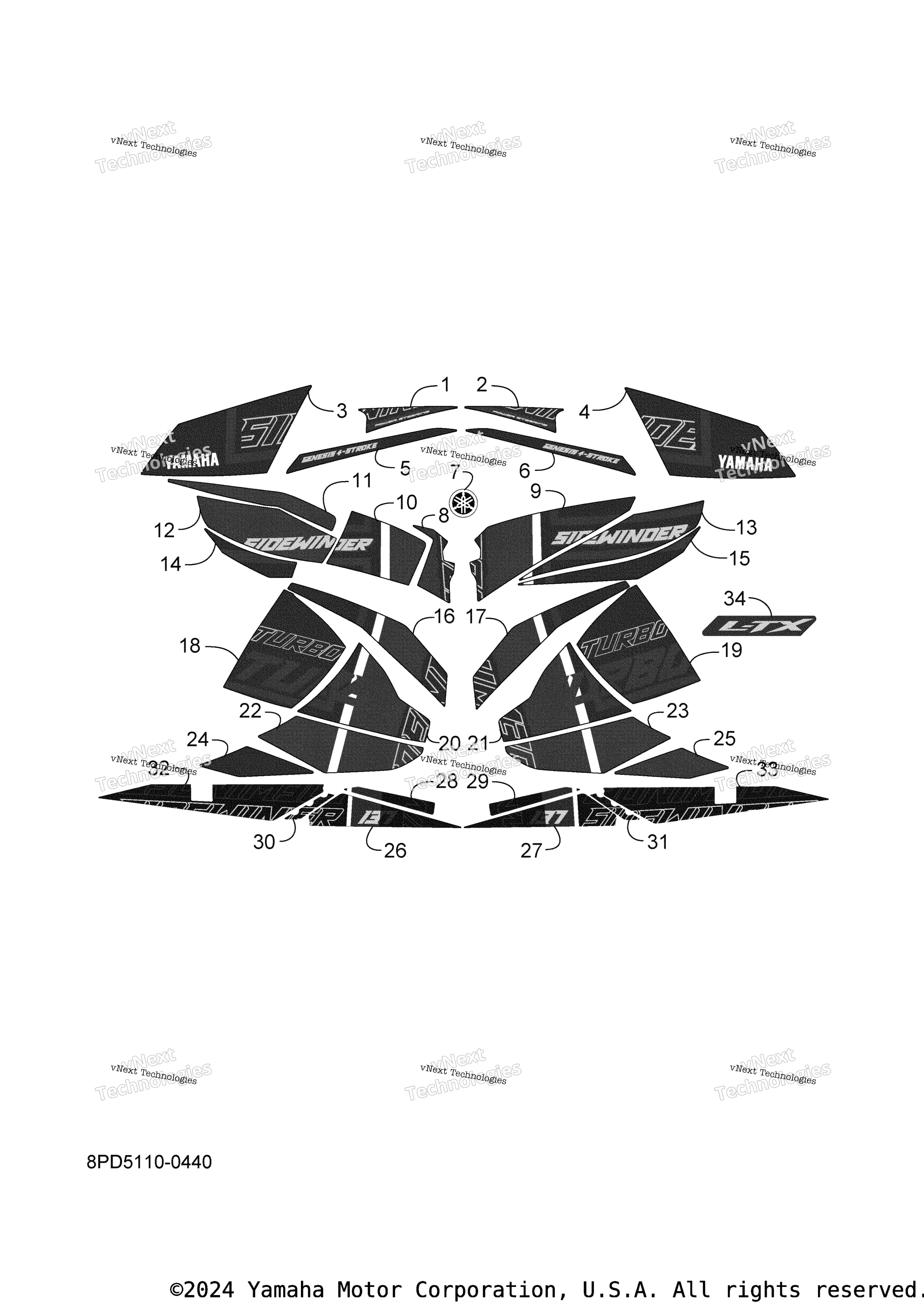 2025 SIDEWINDER LTX LE EP (SW1NLLPSB)
