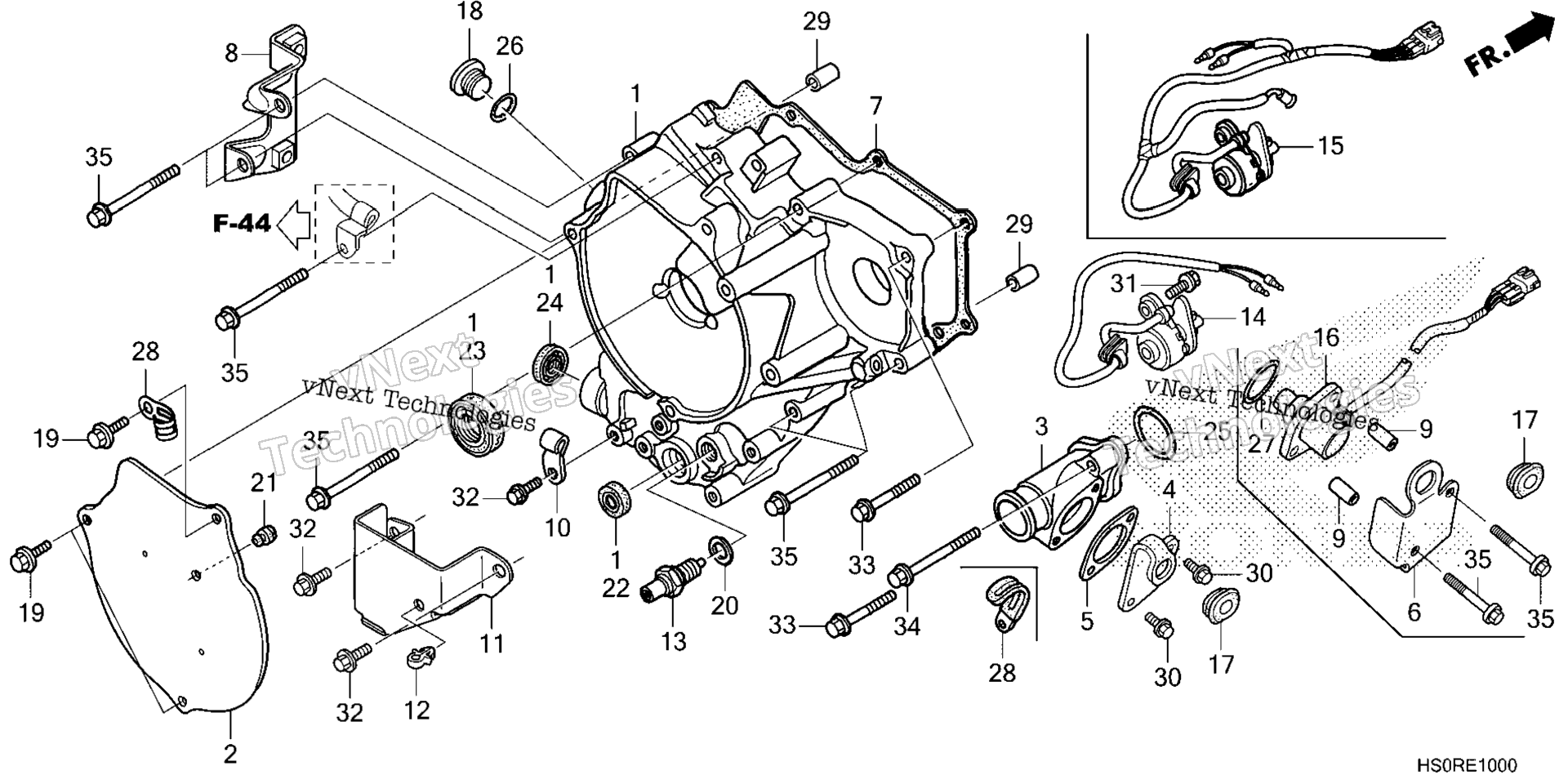 2025 TRX250TM1A (VIN# 1HFTE210-SJ100001 To 1HFTE210-SJ199999)