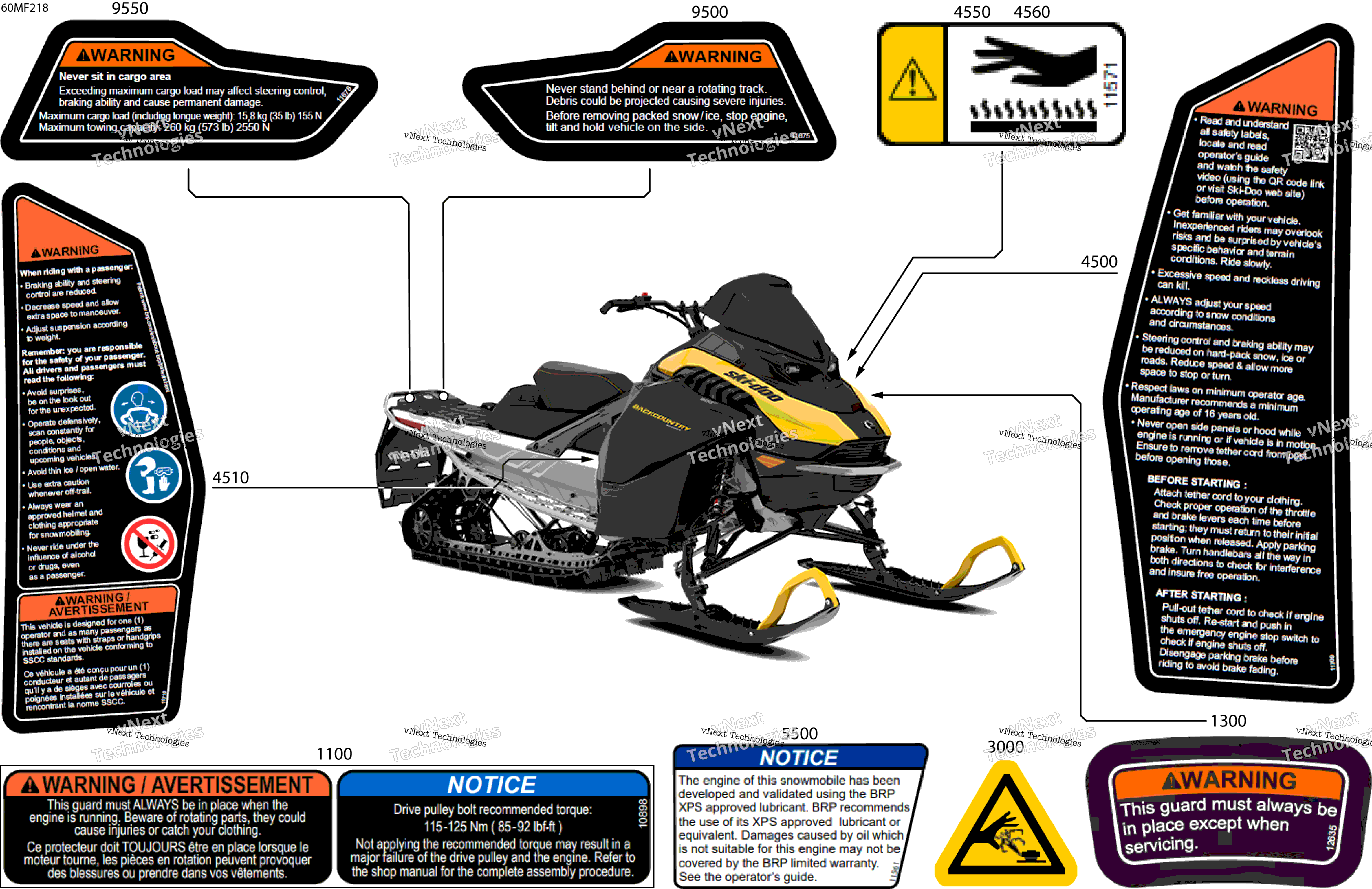 2026 BACKCOUNTRY - SPORT - 600 EFI - UBTA - Neo Yellow - 16X146X2.0P Track