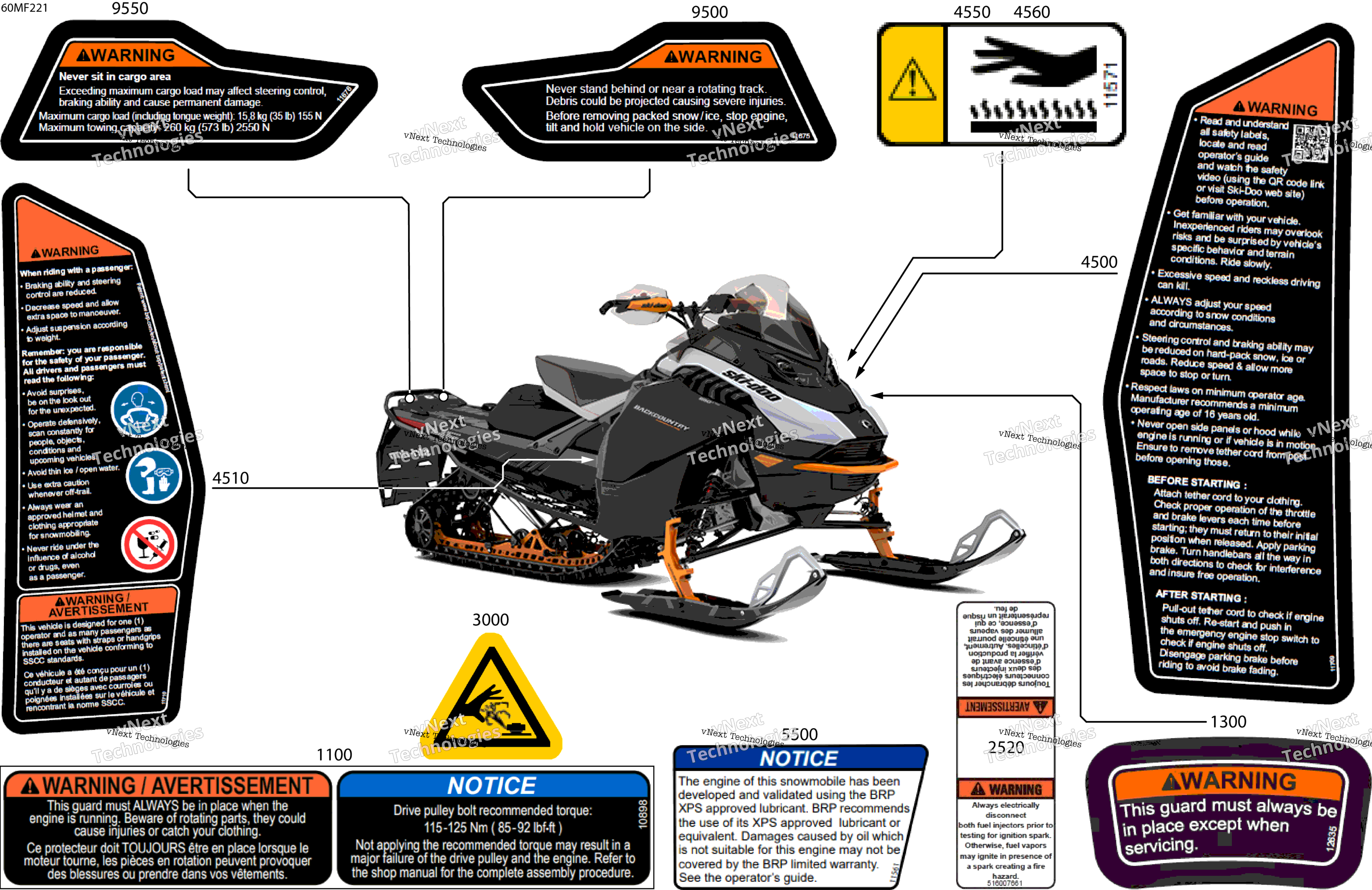 2026 BACKCOUNTRY - Adrenaline - 850 E-TEC - UGTB - Catalyst Gray - 16X146X2.0P Track