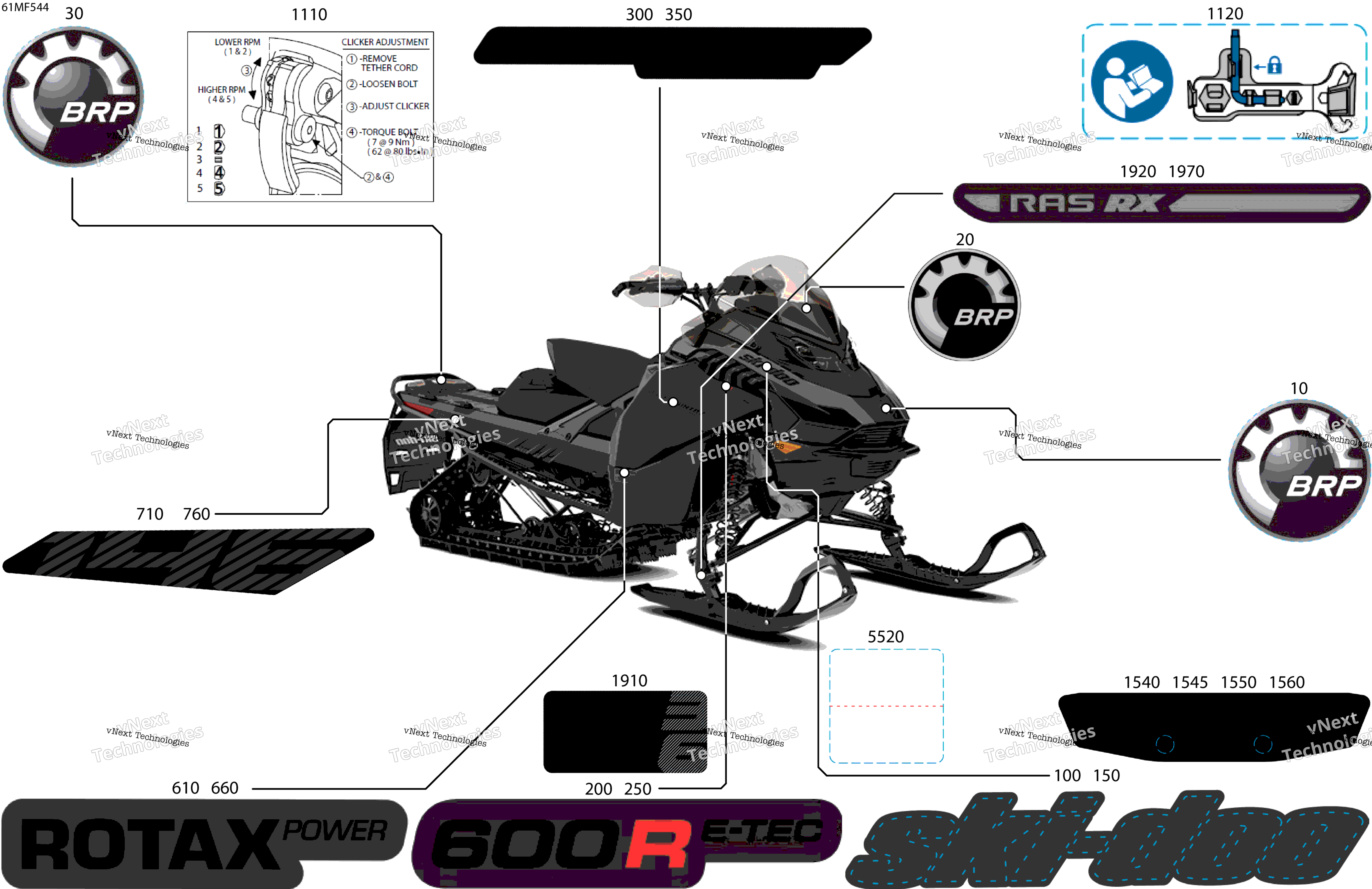 2026 BACKCOUNTRY - Adrenaline - 600R E -TEC - UJTA - Deep Black - 15X146X1.5S Track