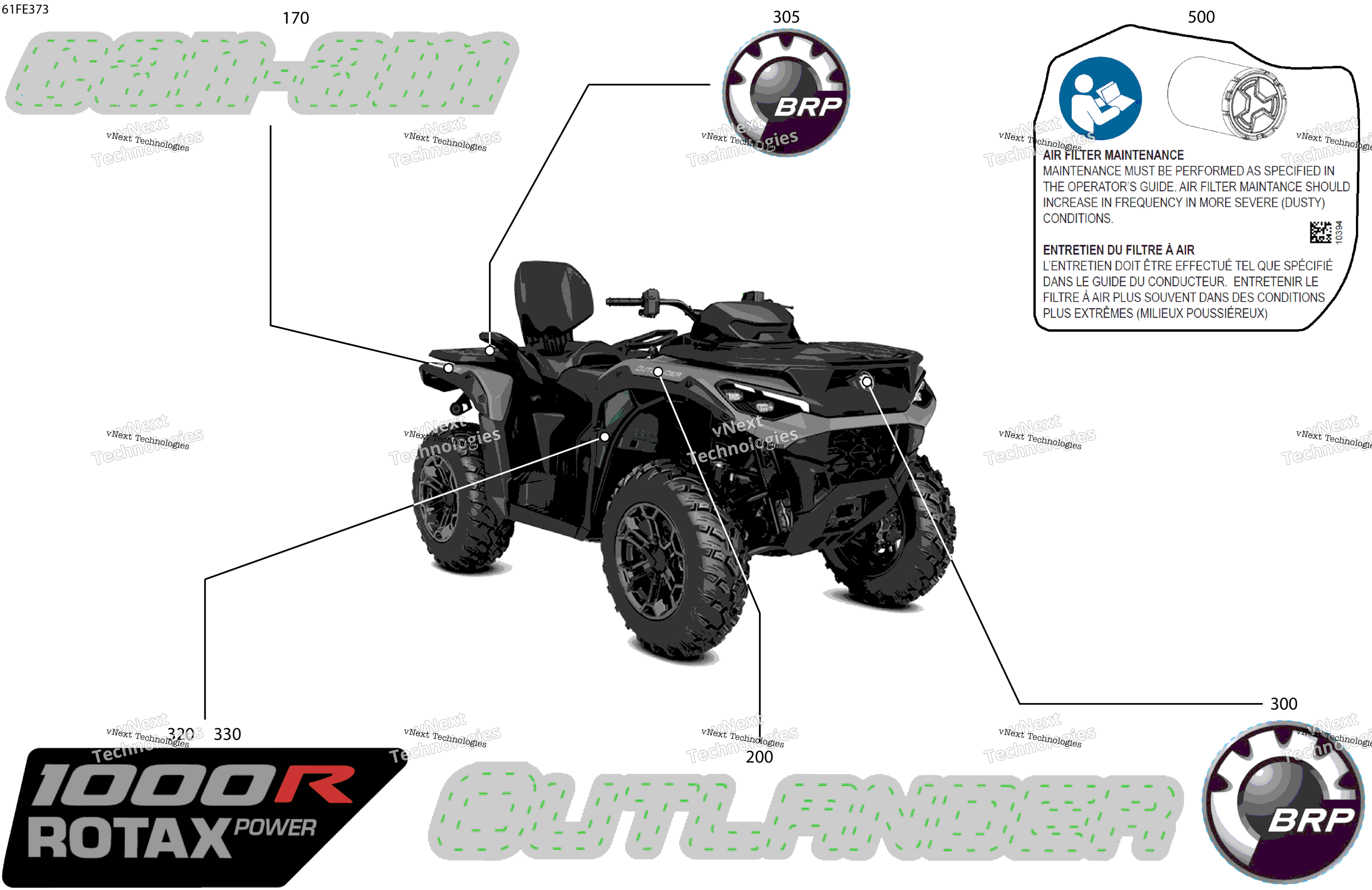 2025 OUT-MAX - 4X4 - DPS - 1000R - 4RSD - Granite Grey