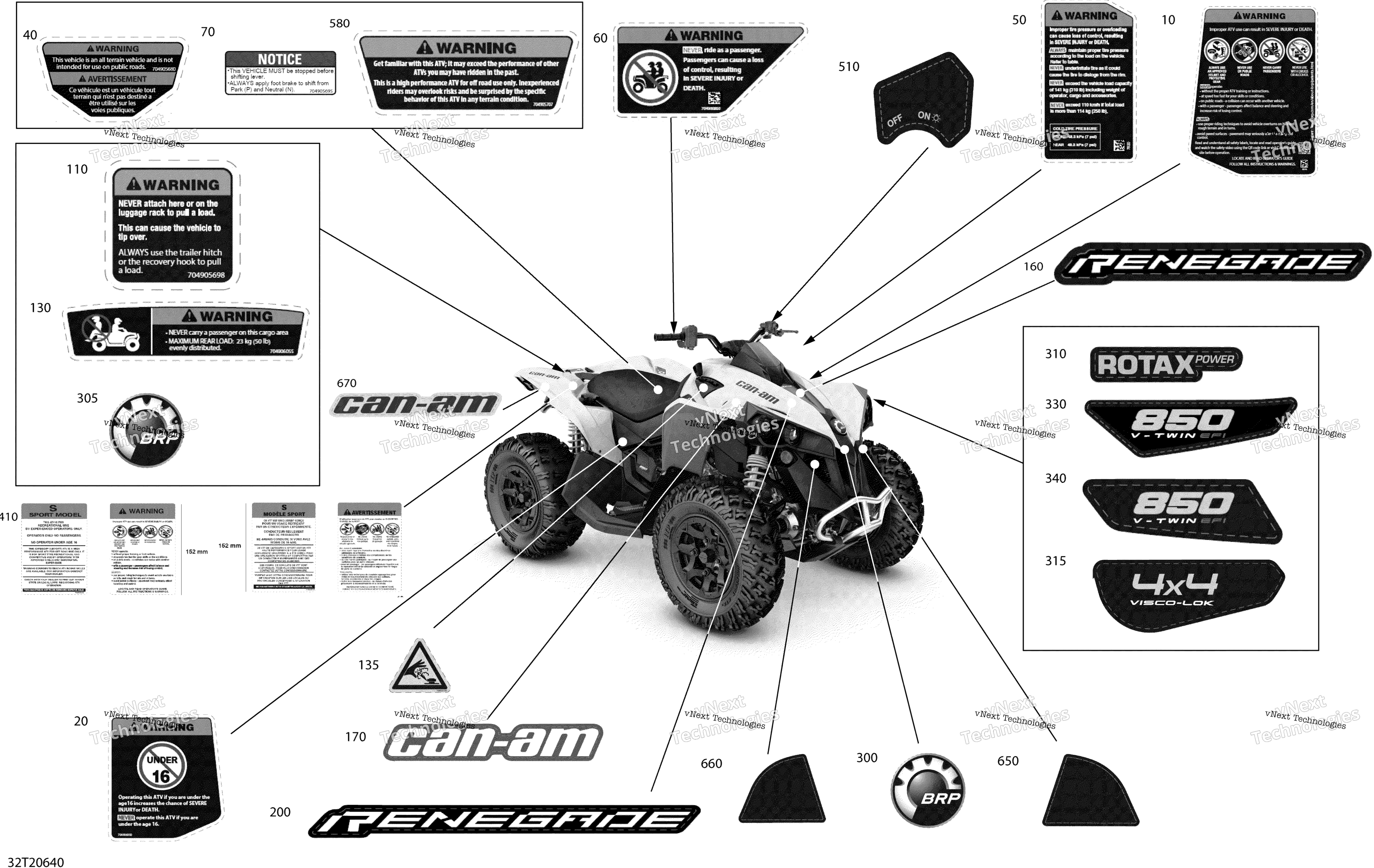 2020 Renegade 850 EFI - North America
