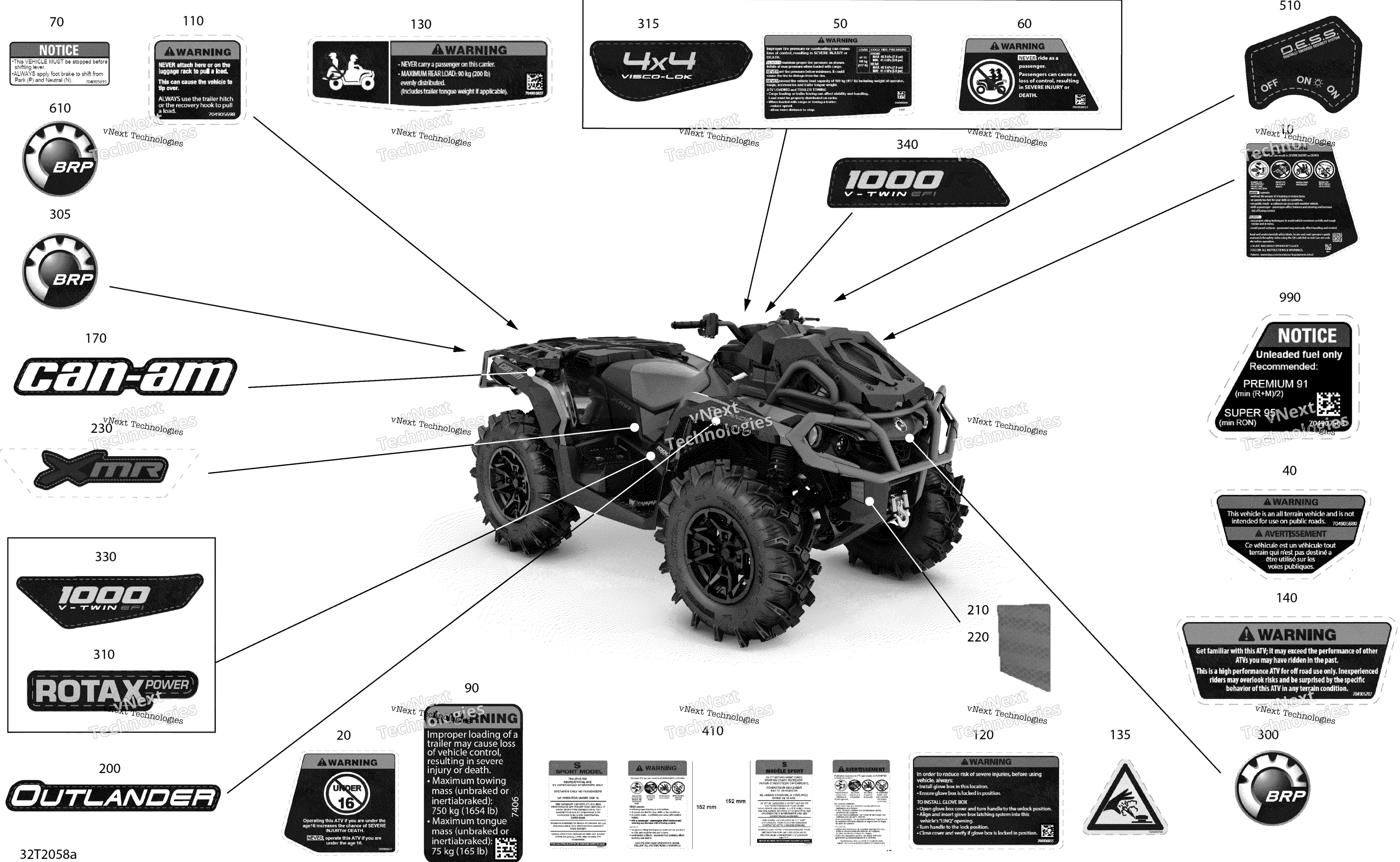 2020 Outlander 1000R EFI - XMR - North America