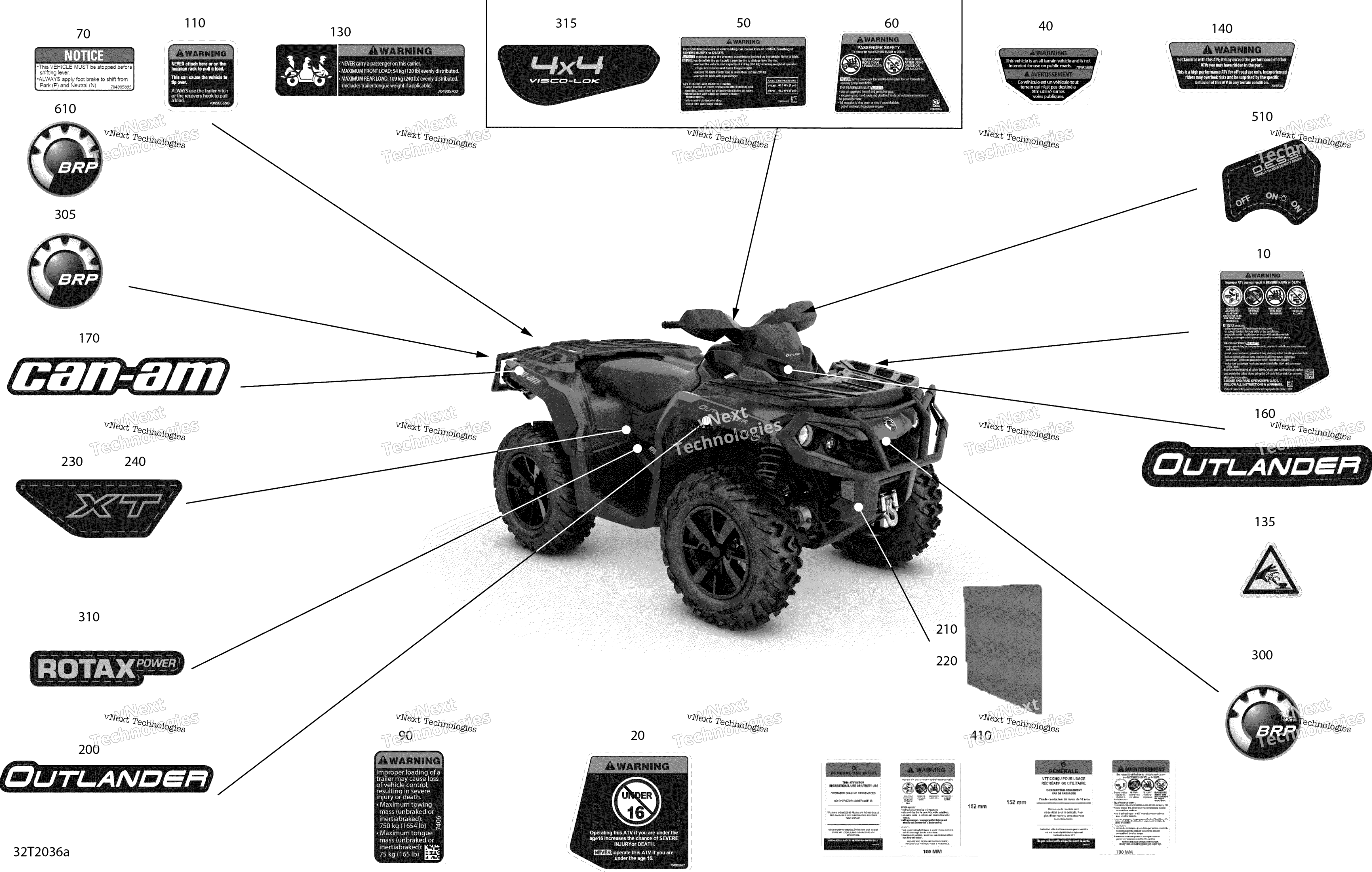 2020 Outlander 650 EFI - STD DPS XT HUNTING - North America