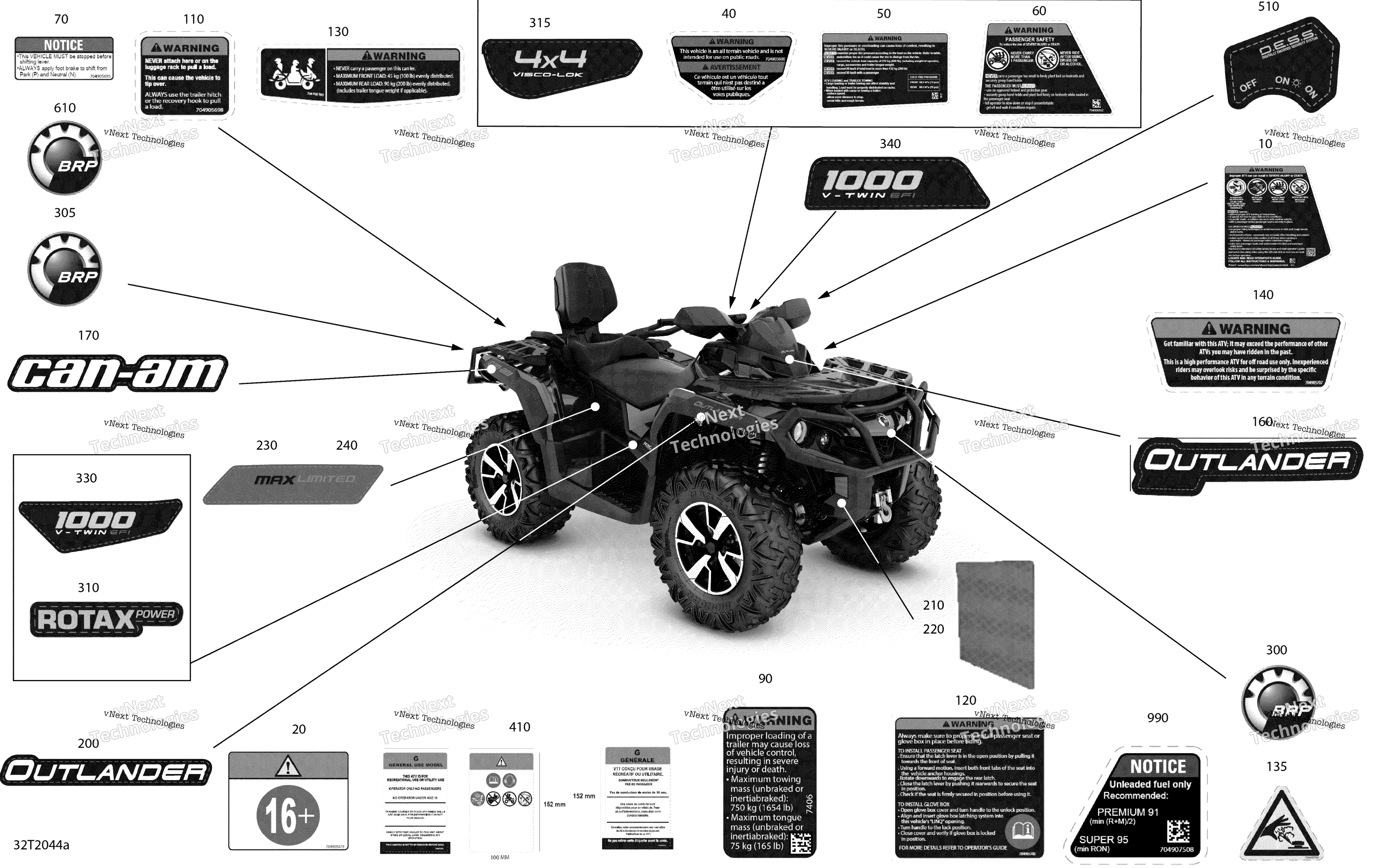 2020 Outlander MAX 1000R EFI - North America