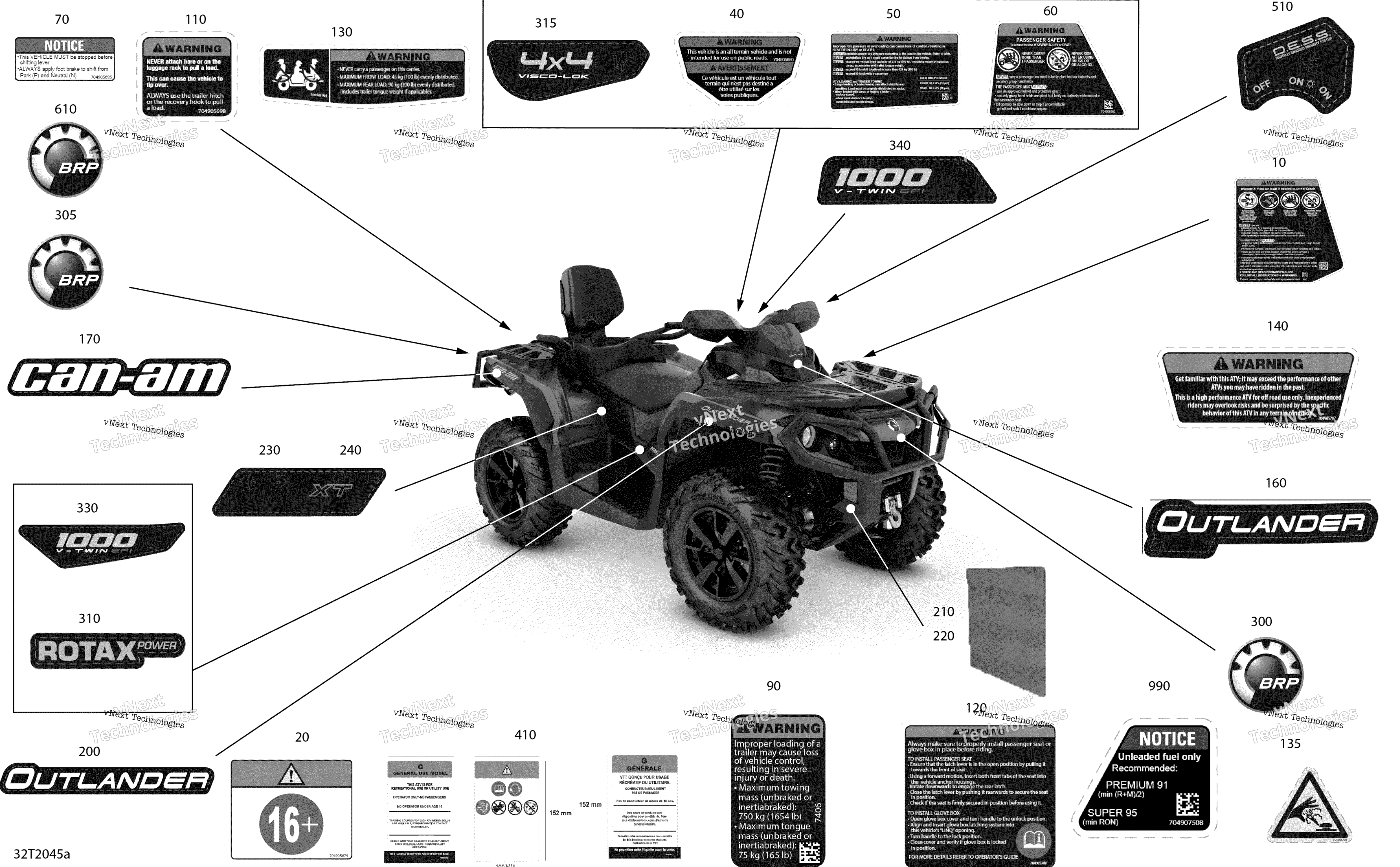 2020 Outlander MAX 1000R EFI - North America