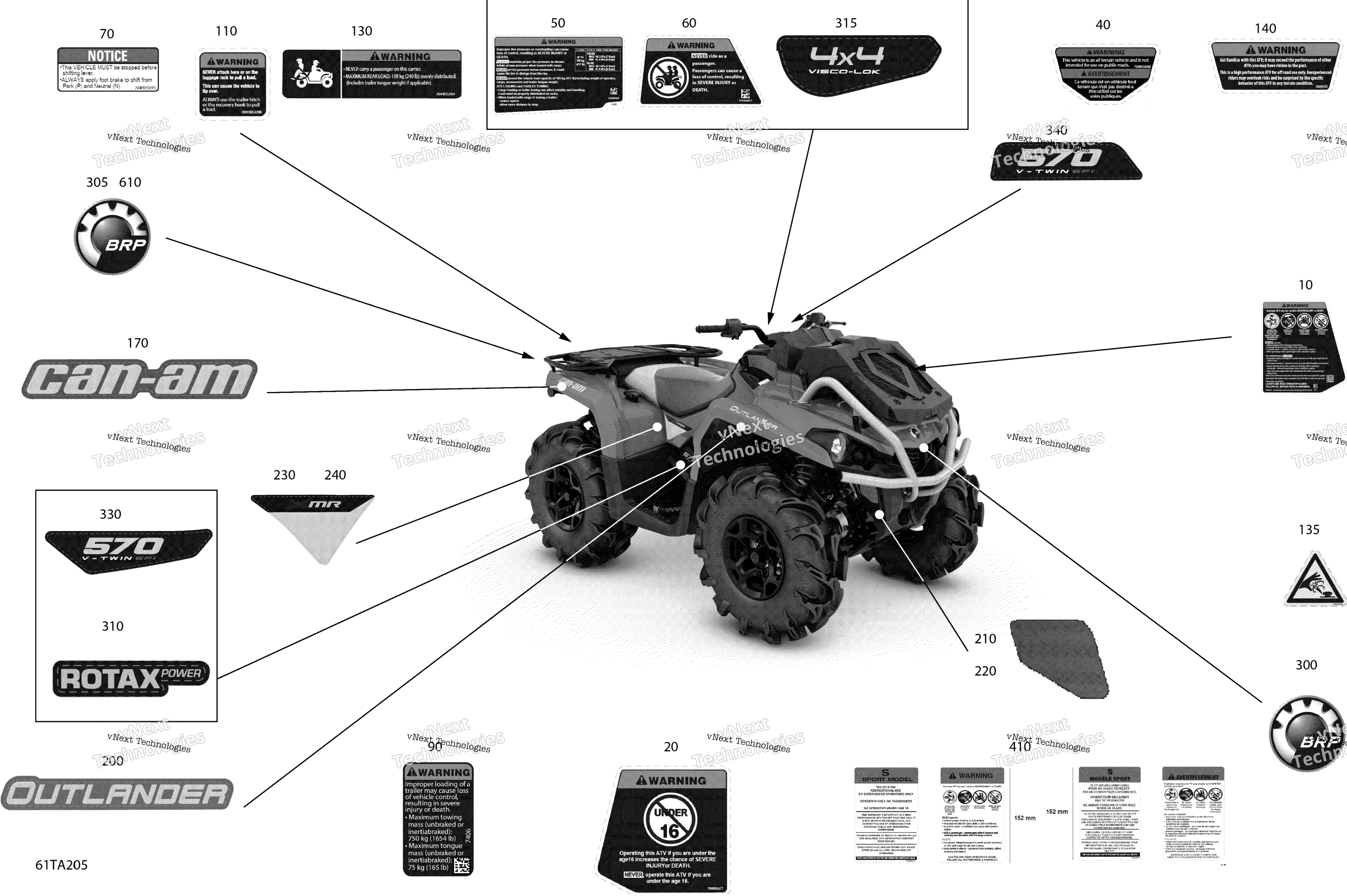 2021 Outlander 570 EFI - XMR - North America