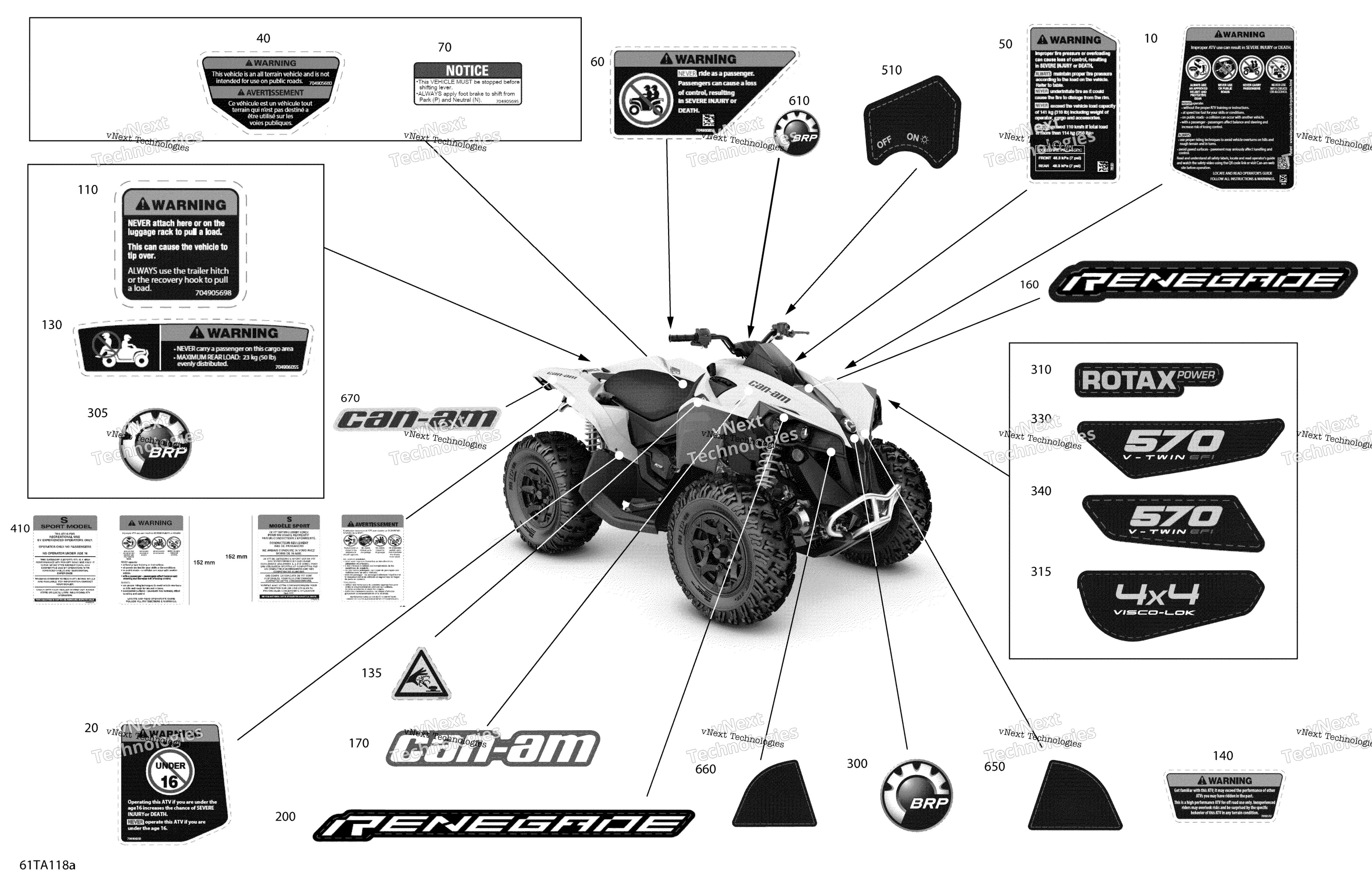 2021 Renegade 570 EFI - STD - North America