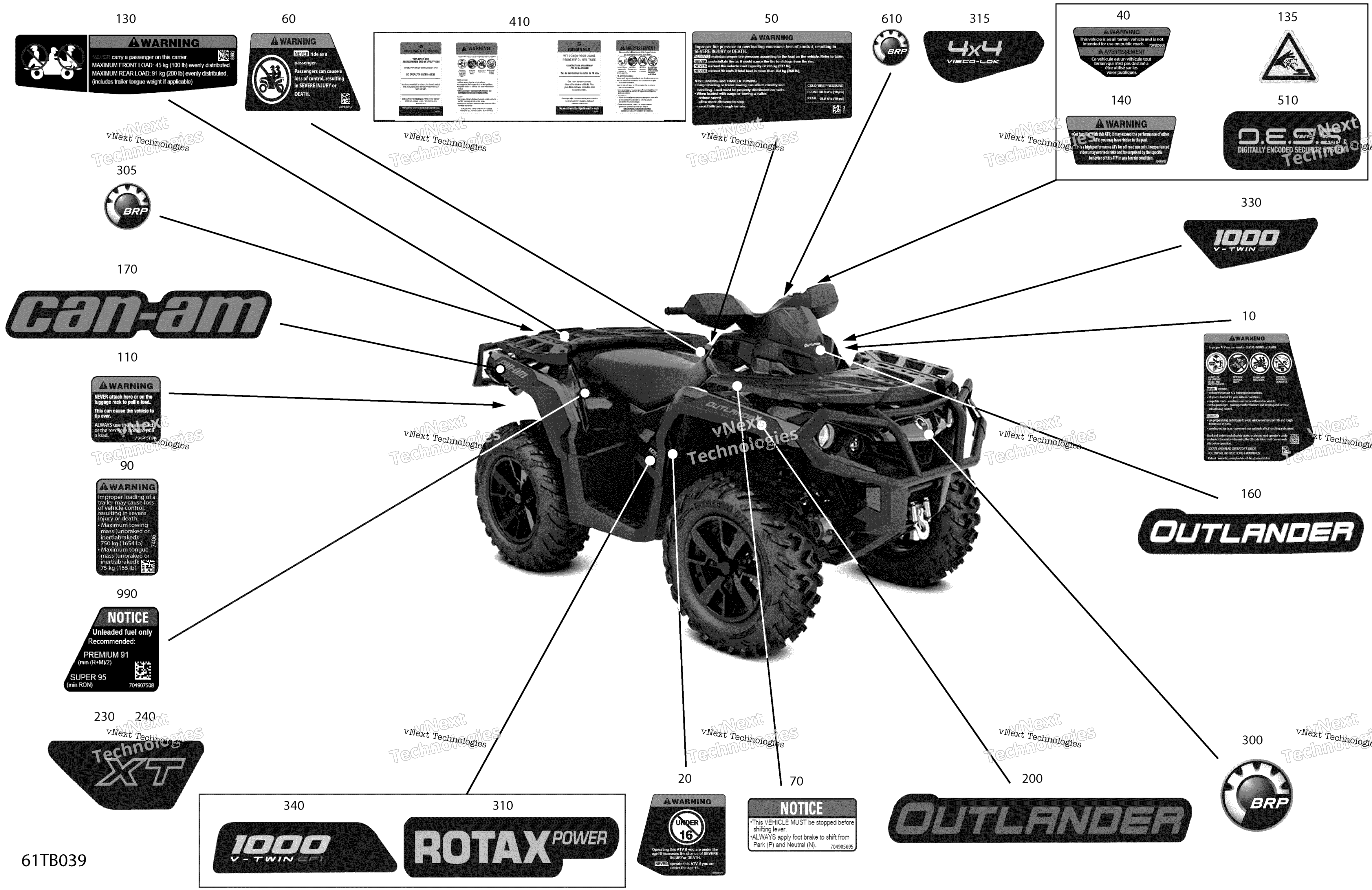 2022 Outlander 1000R EFI - XT - North America