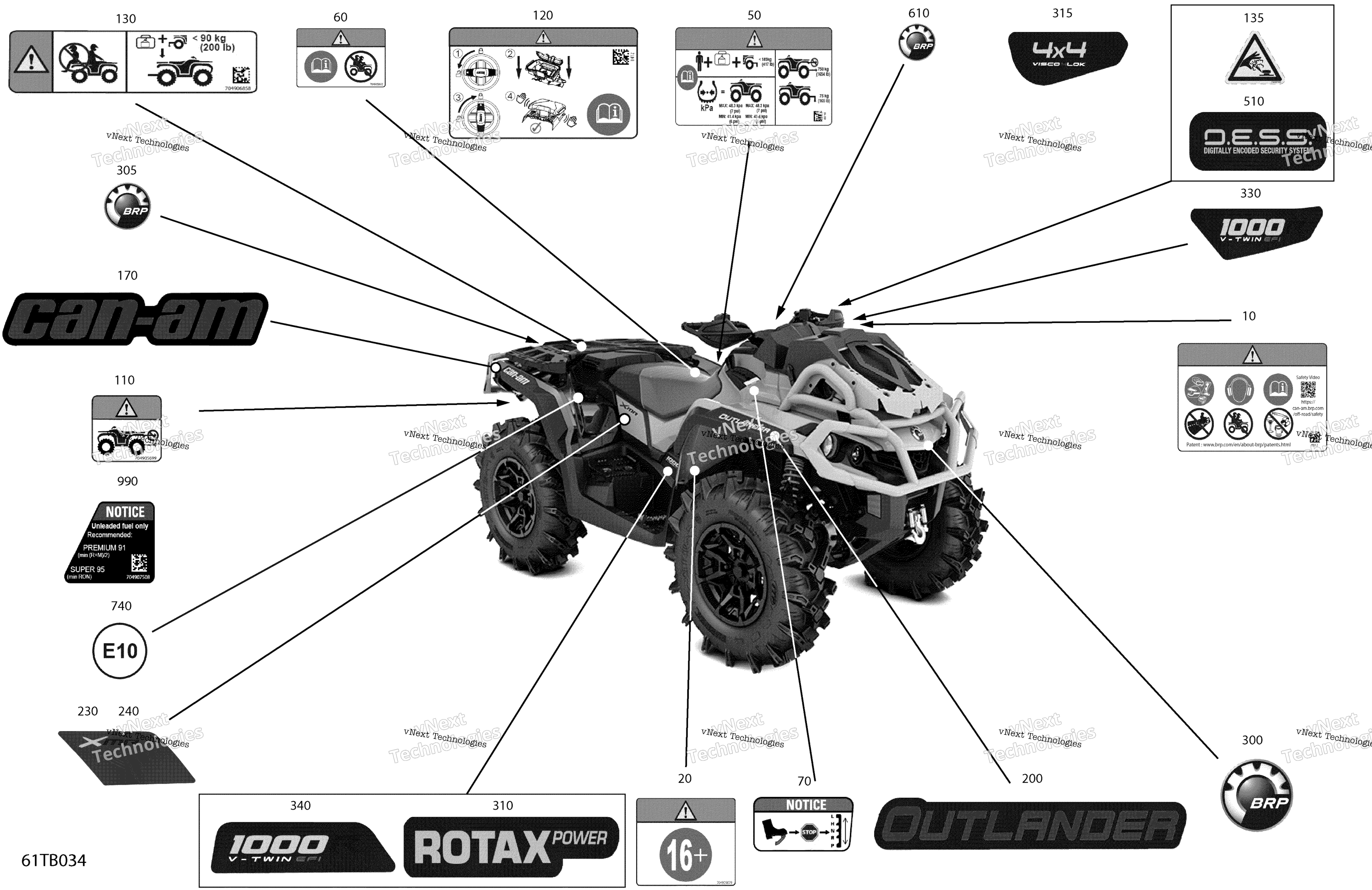 2022 Outlander 1000R EFI - XMR - CE