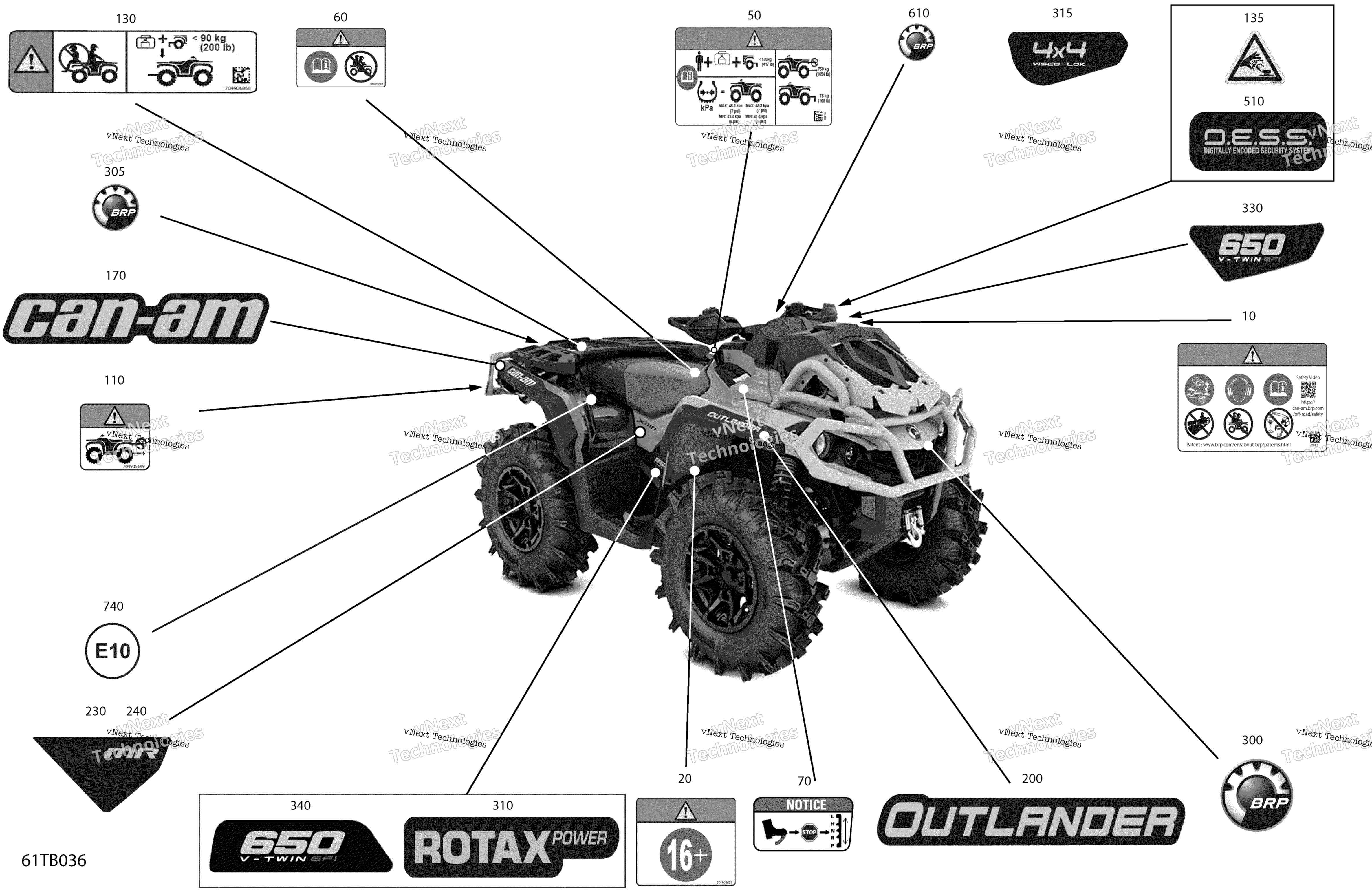 2022 Outlander 650 EFI - XMR - CE