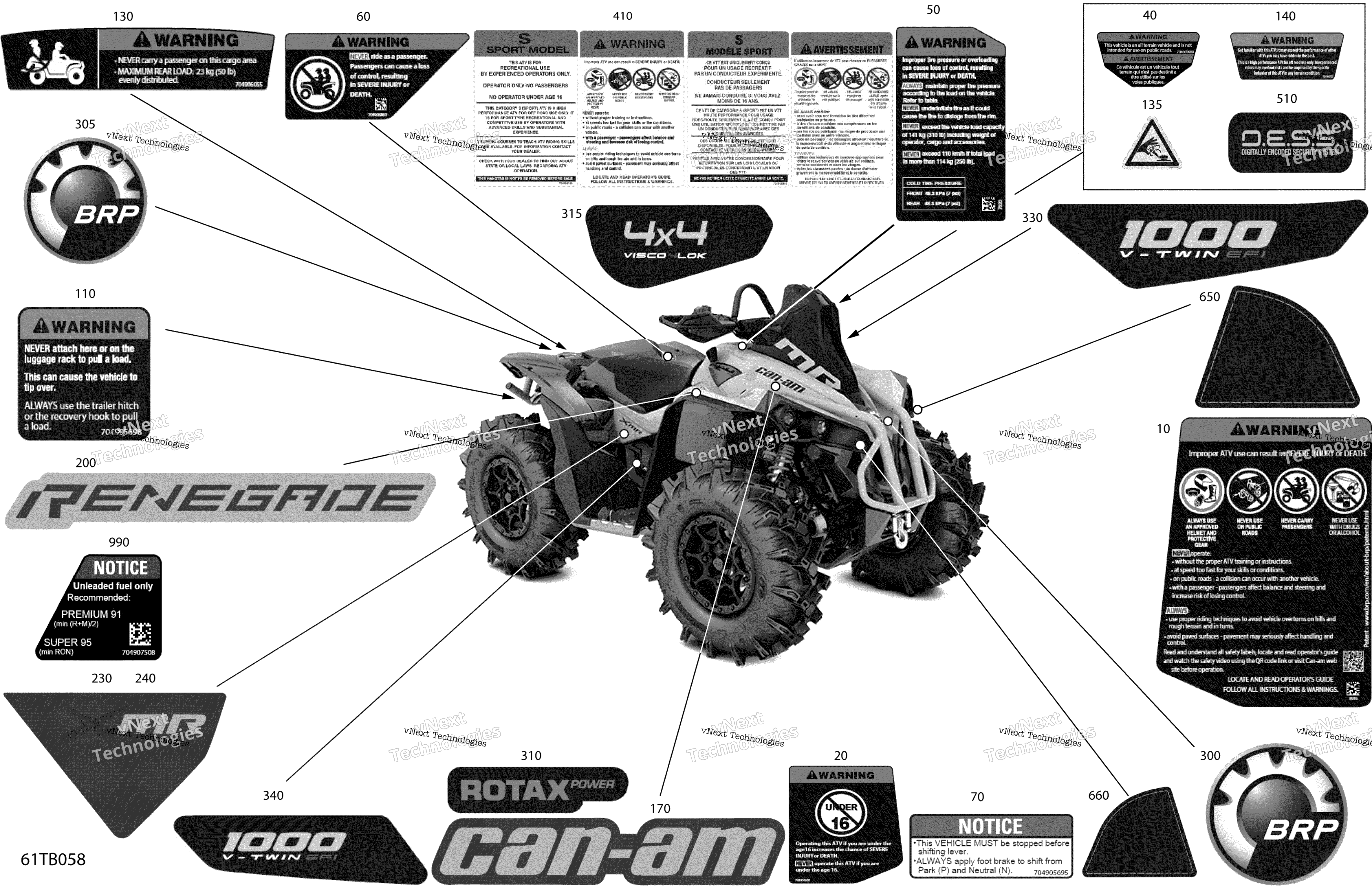 2022 Renegade 1000R EFI - XMR - North America