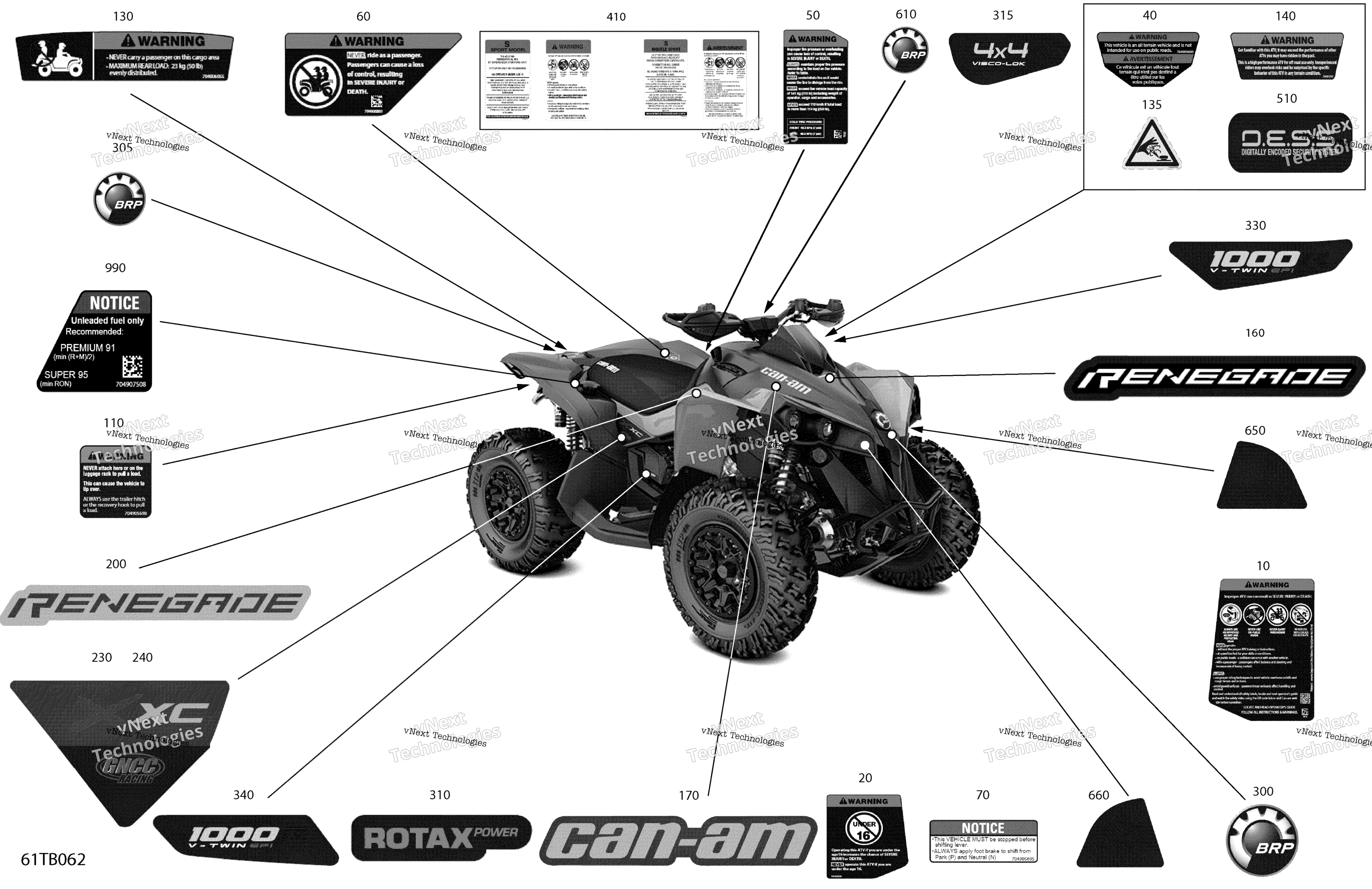 2022 Renegade 1000R EFI - XXC - North America