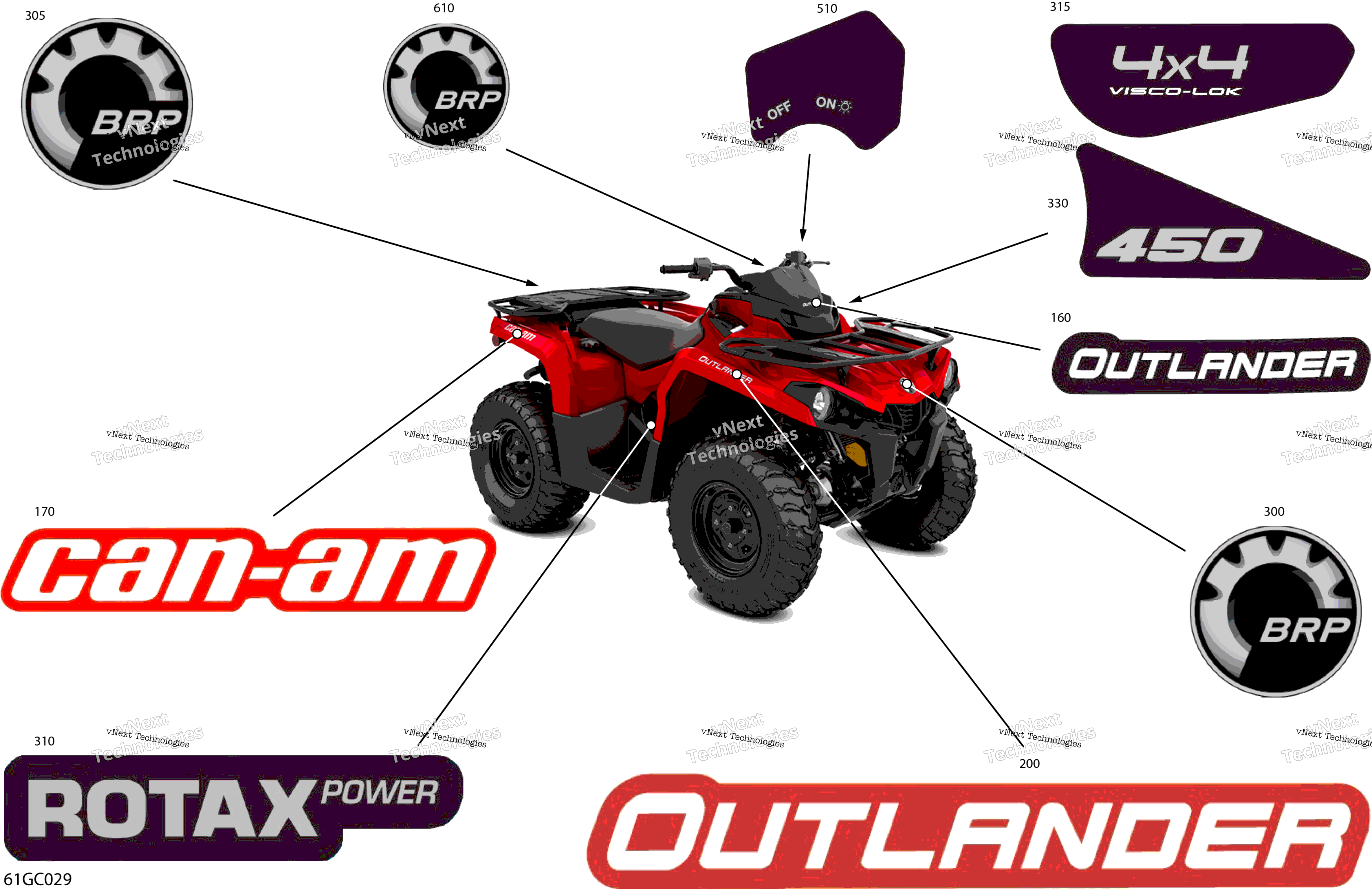 2023 Outlander 450 EFI - STD - North America