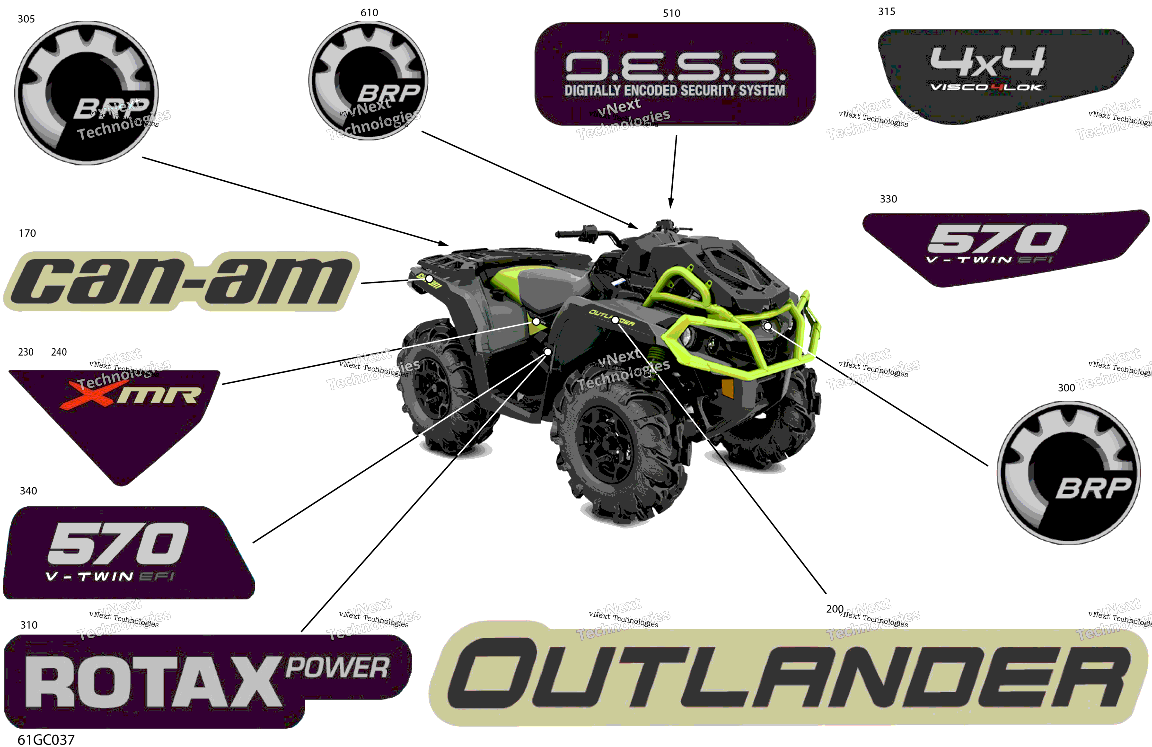 2023 Outlander 570 EFI - XMR - North America