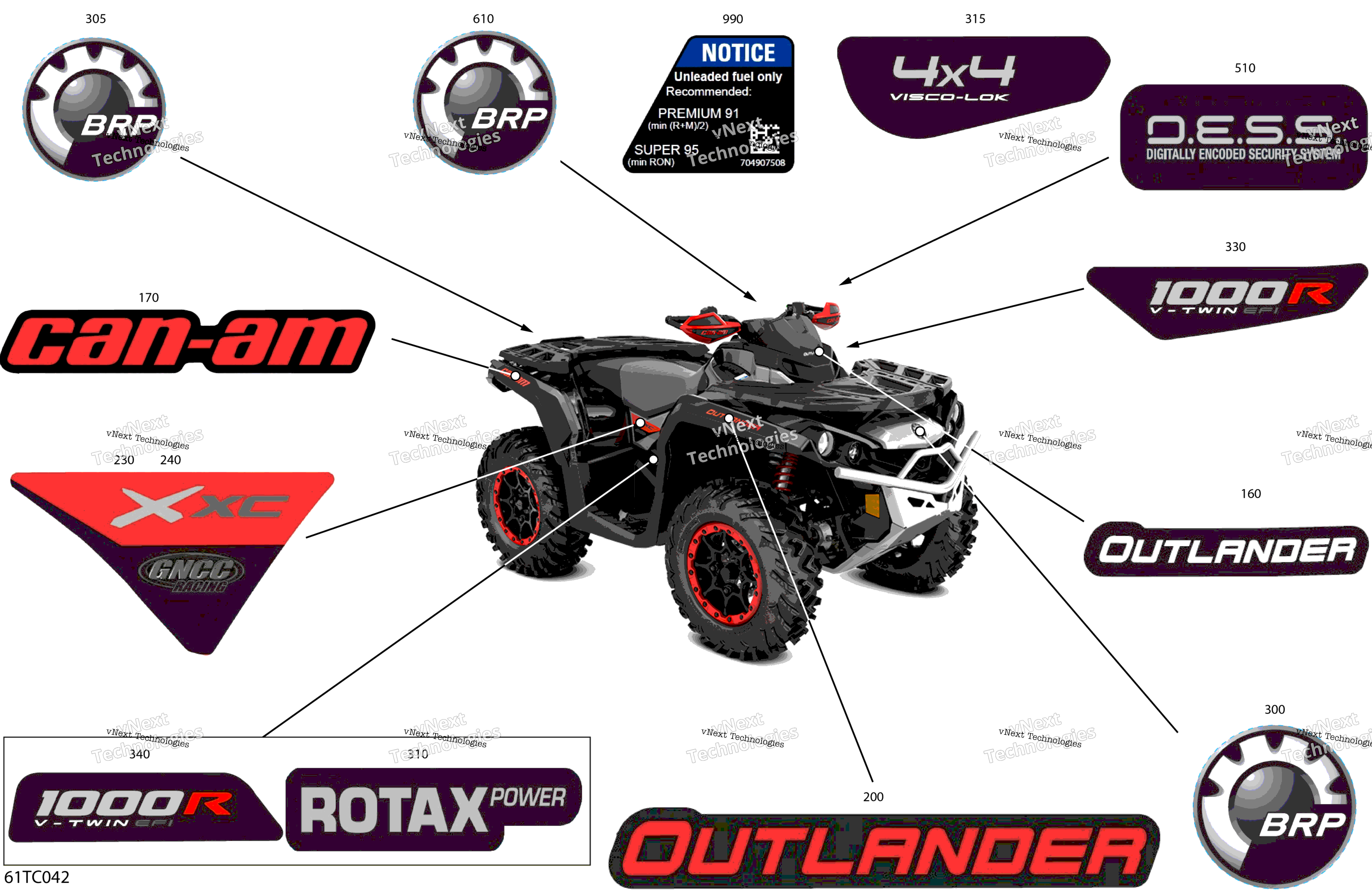 2023 Outlander 1000R EFI - XXC - North America