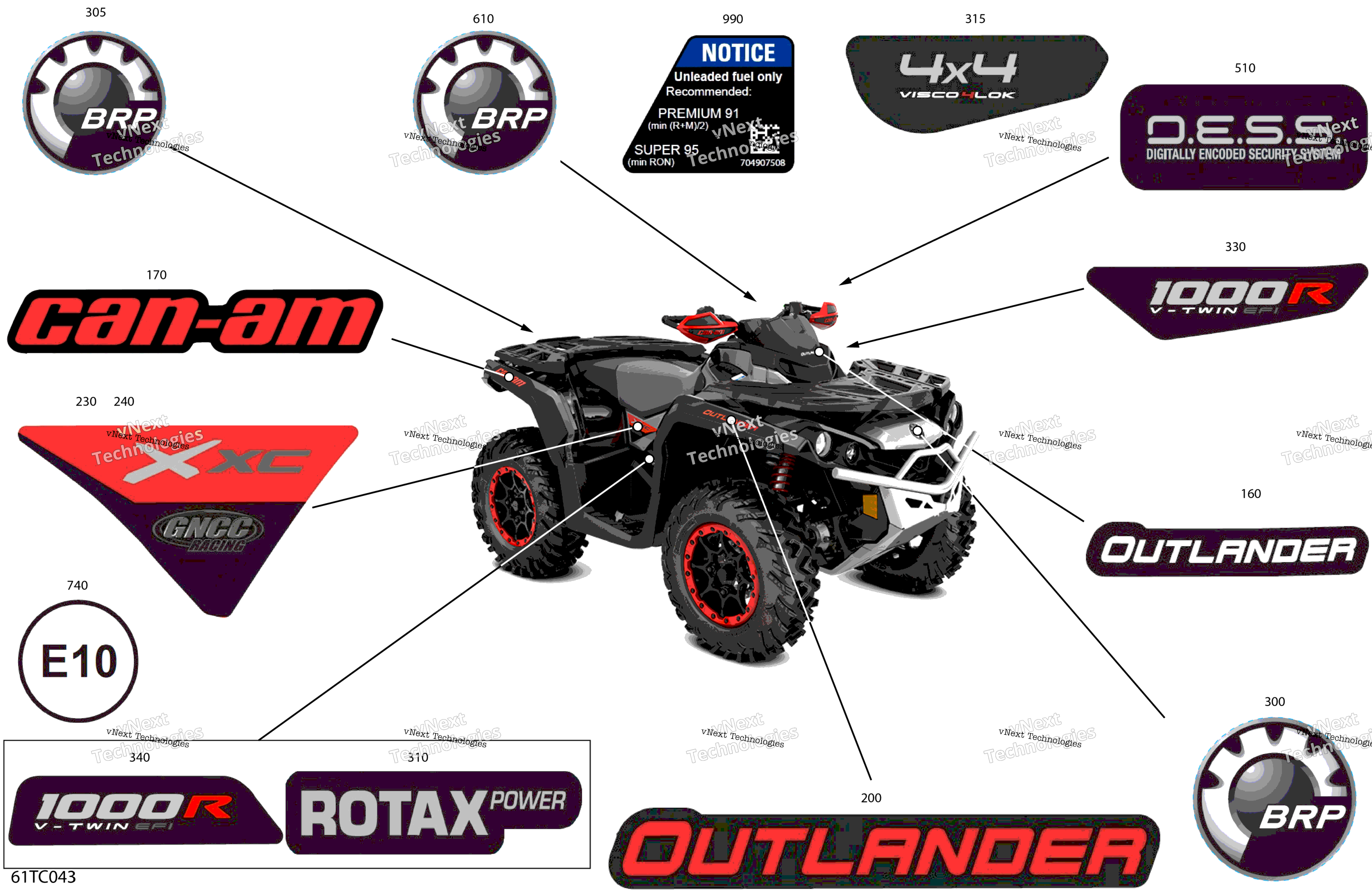 2023 Outlander 1000R EFI - XXC - CE