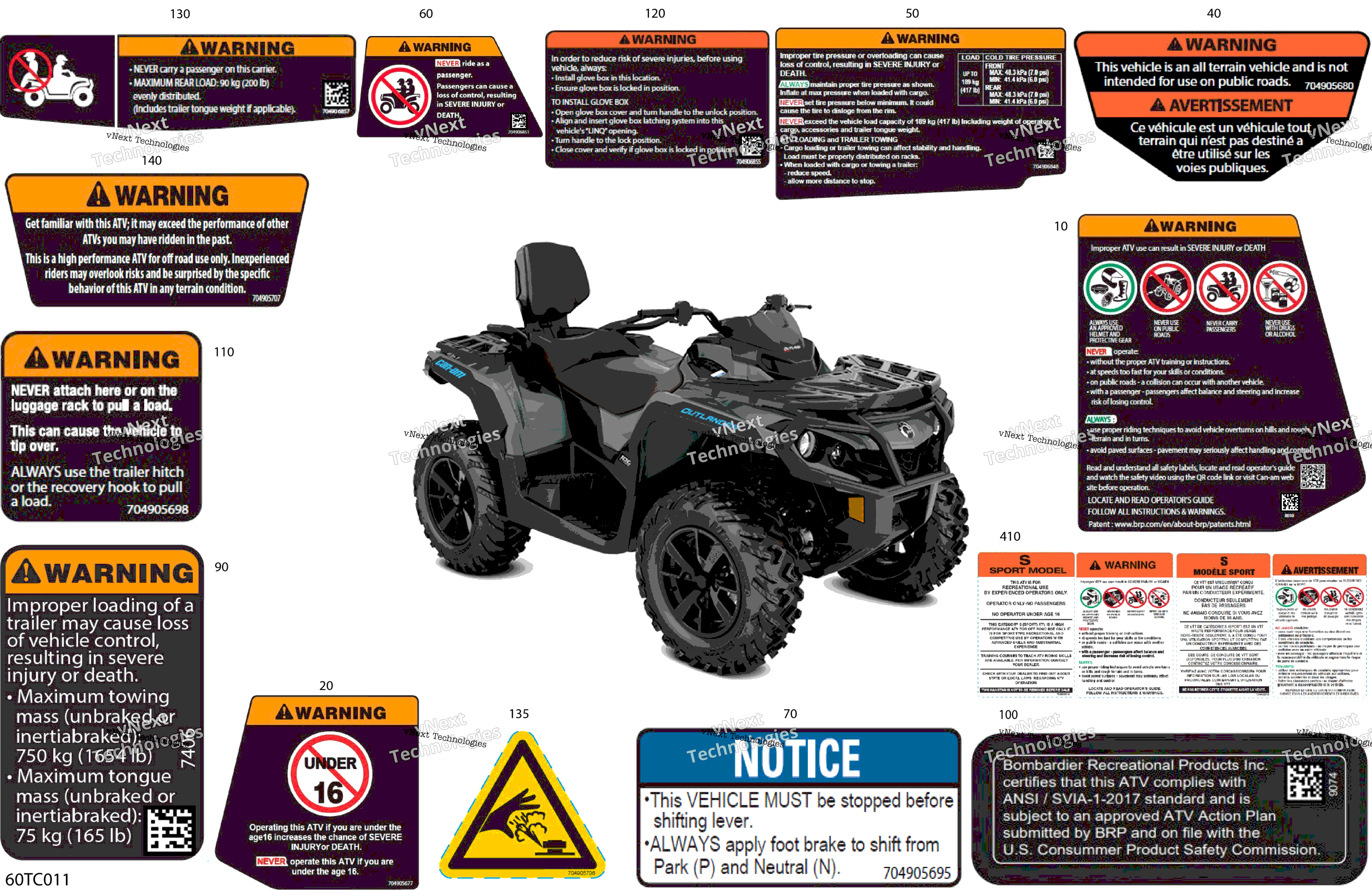 2023 Outlander 1000R EFI - XMR - North America