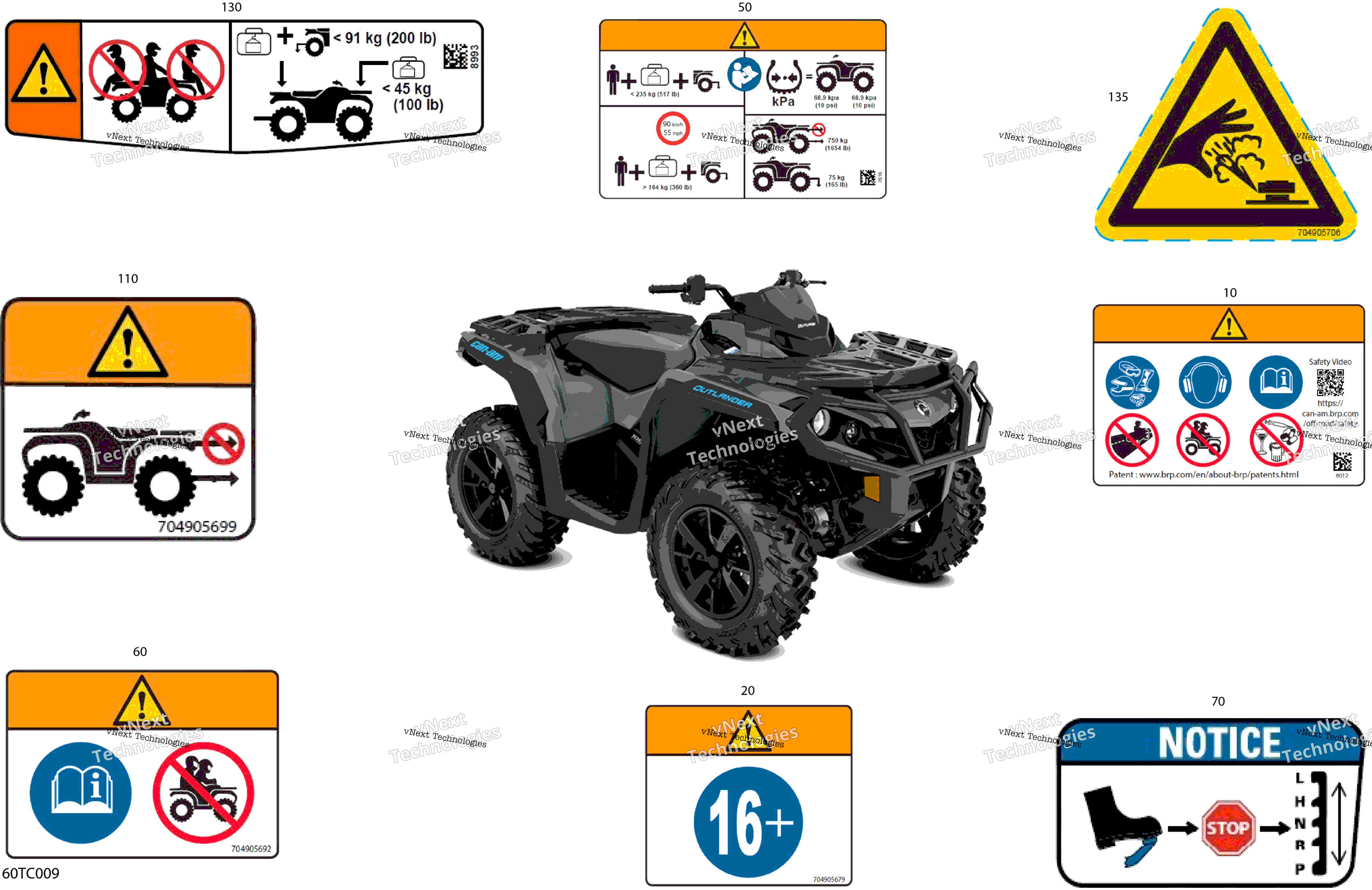 2023 Outlander 1000R EFI - DPS - CE
