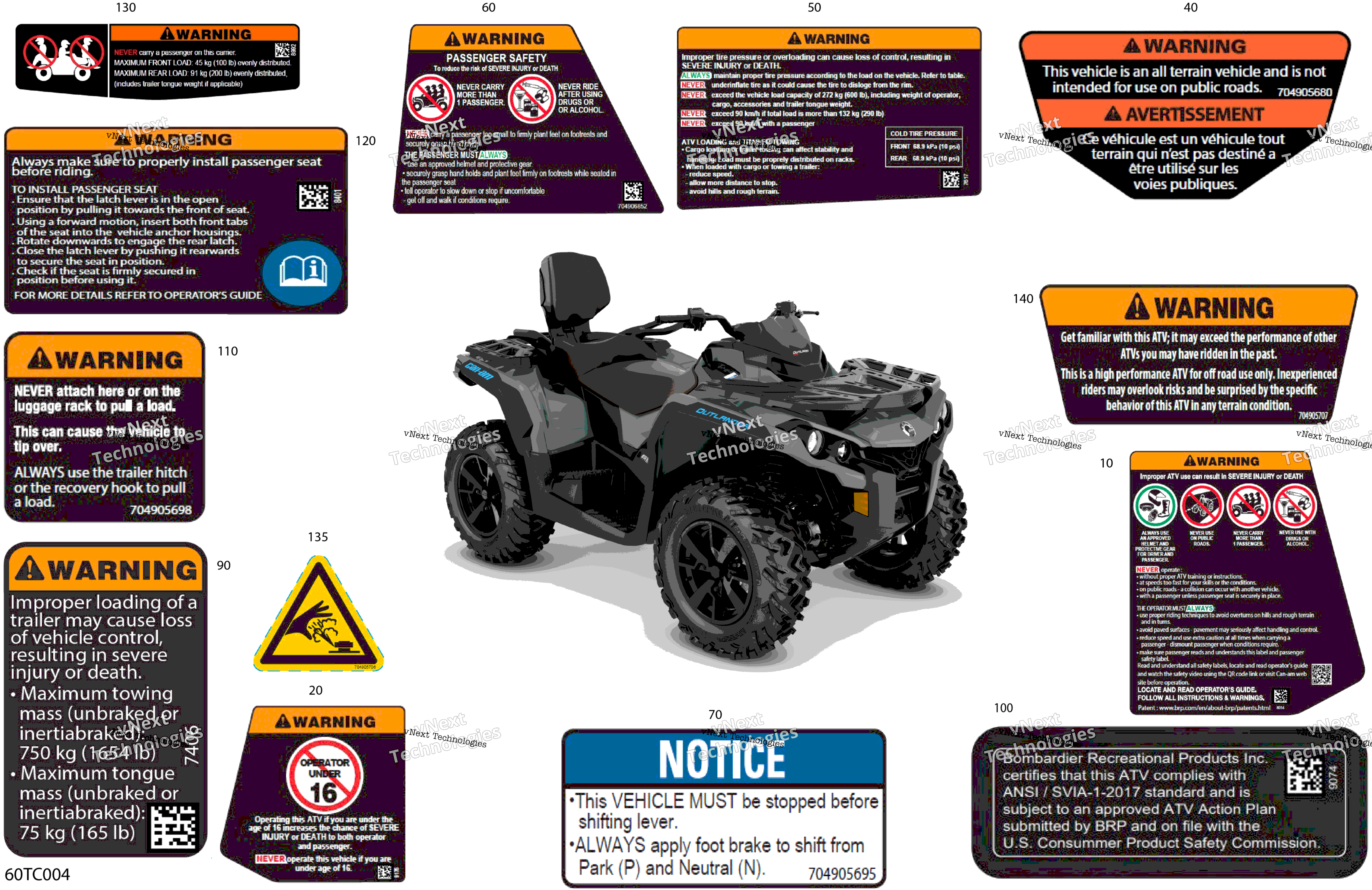 2023 Outlander MAX 1000R EFI - LTD - (5WPB) North America