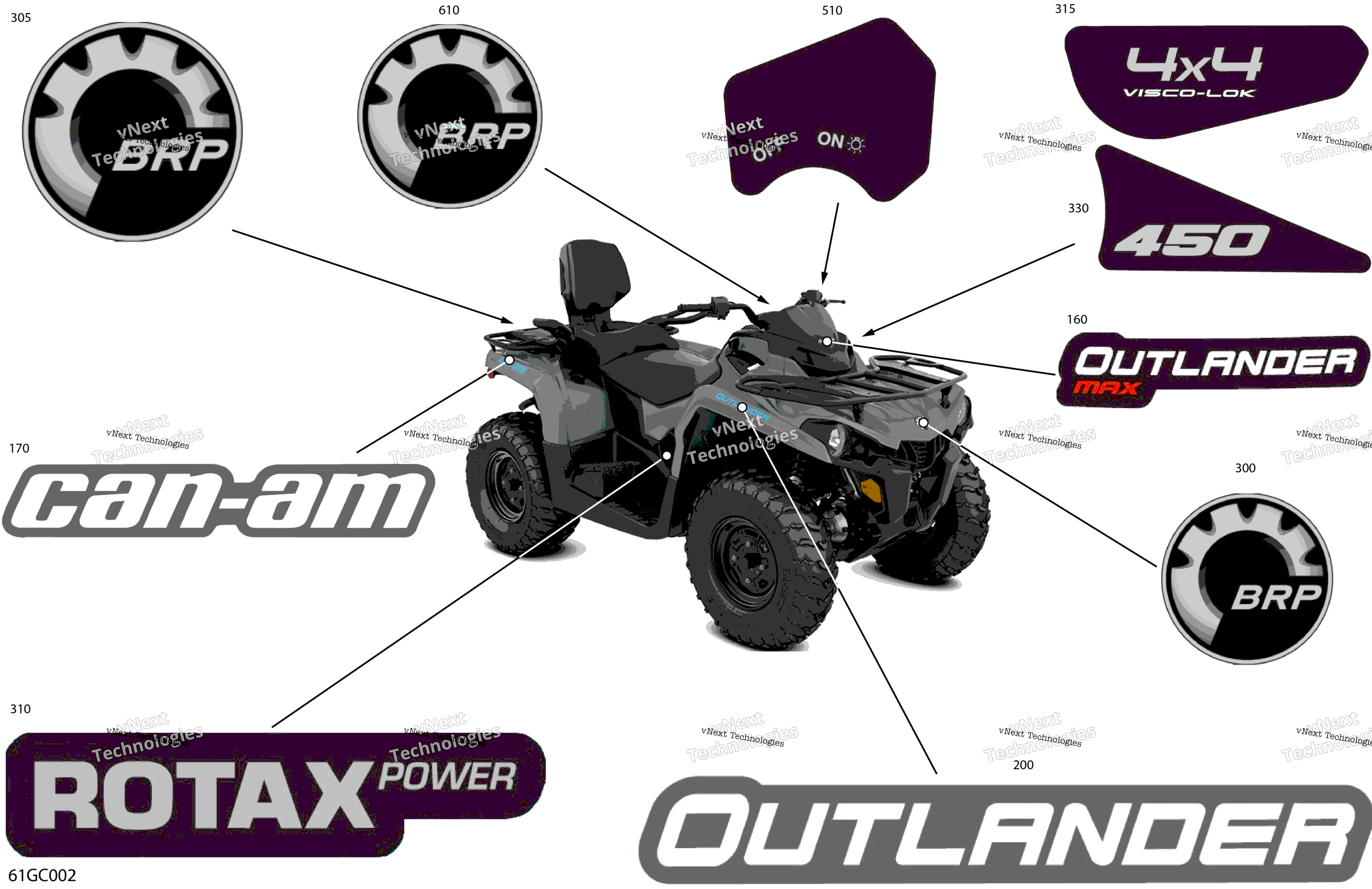2023 Outlander MAX 450 EFI - DPS - North America