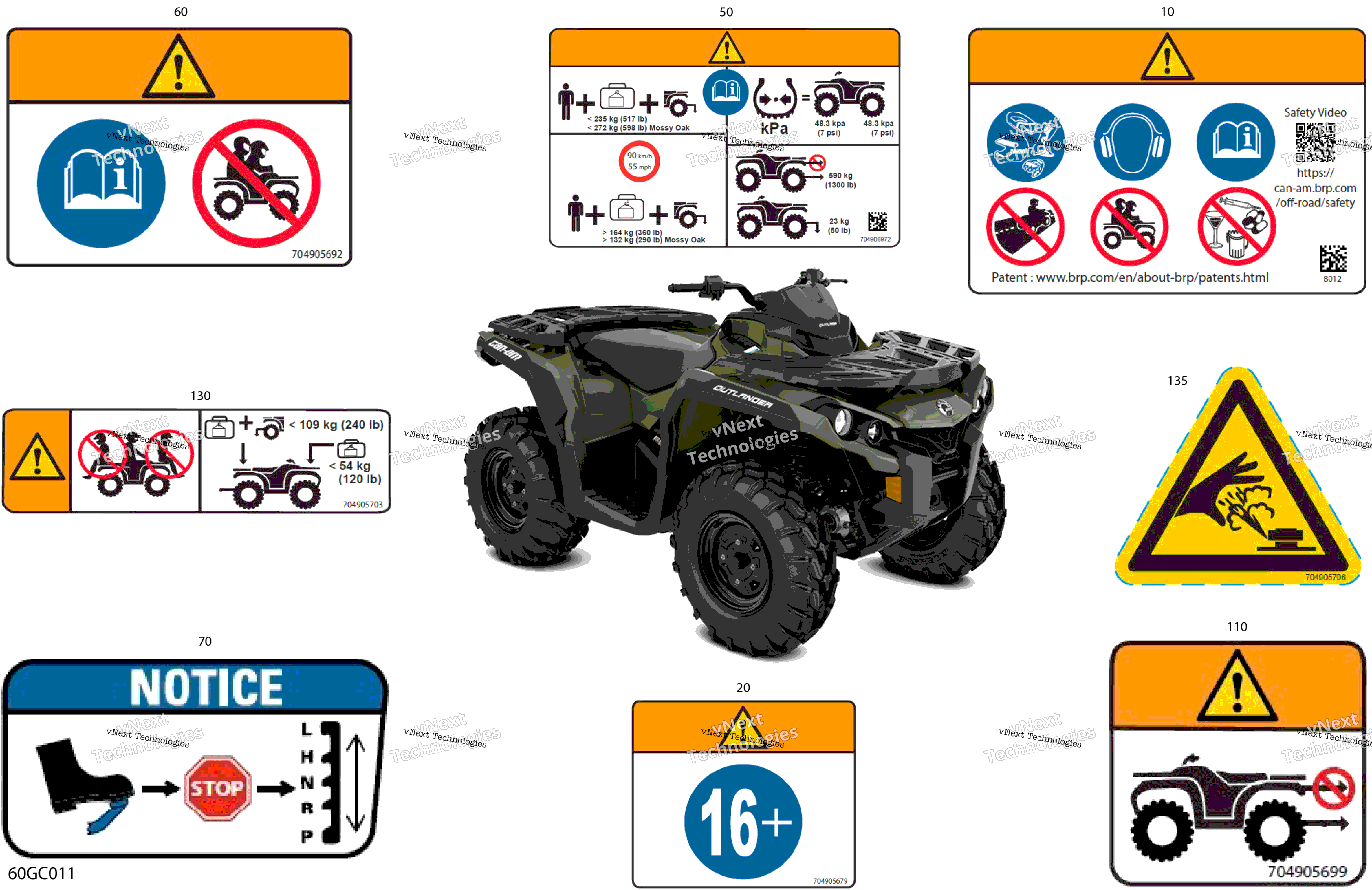 2023 Outlander 570 EFI - XU - (4JPB) - CE