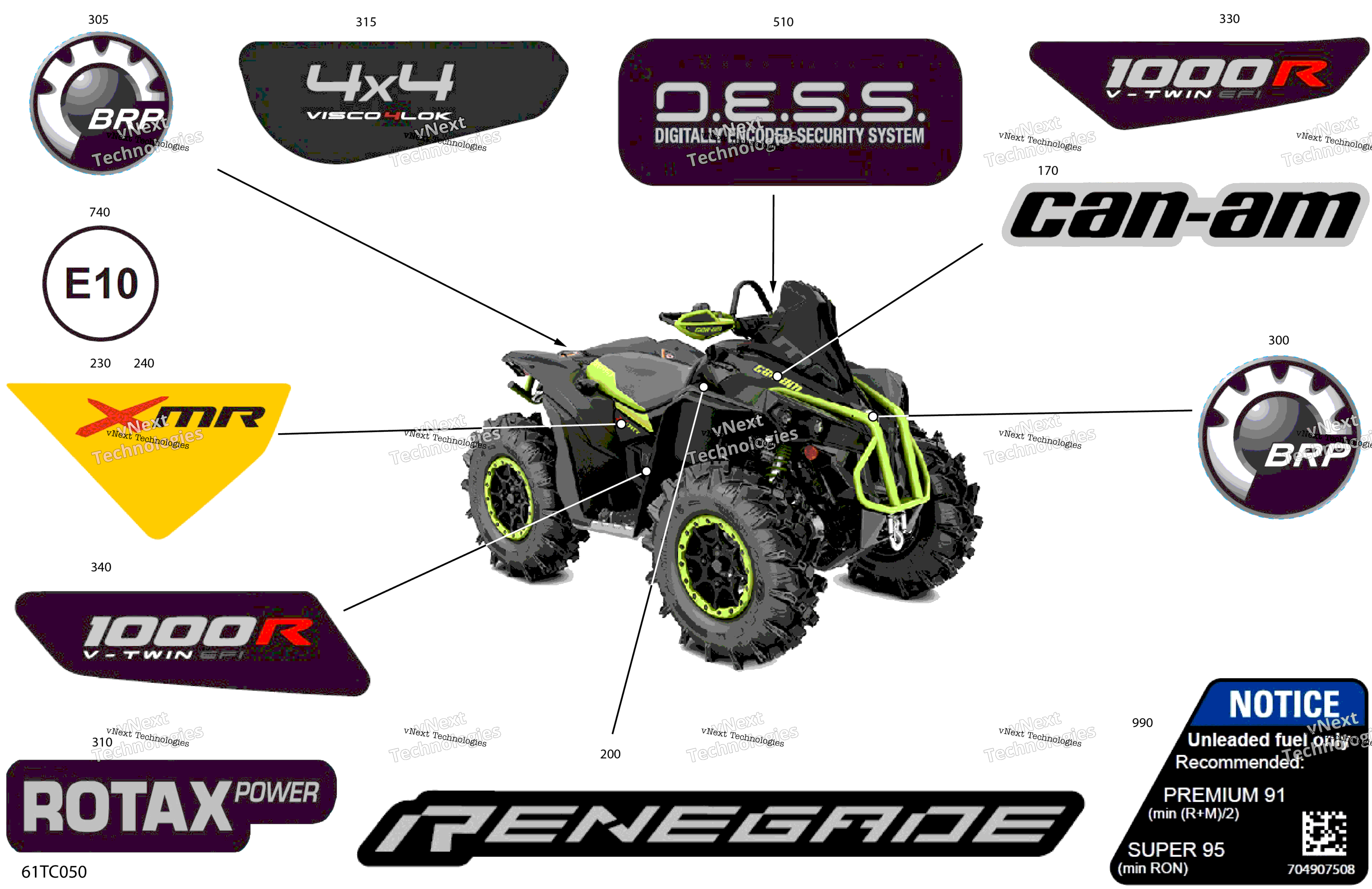2023 Renegade 1000R EFI - XMR - CE