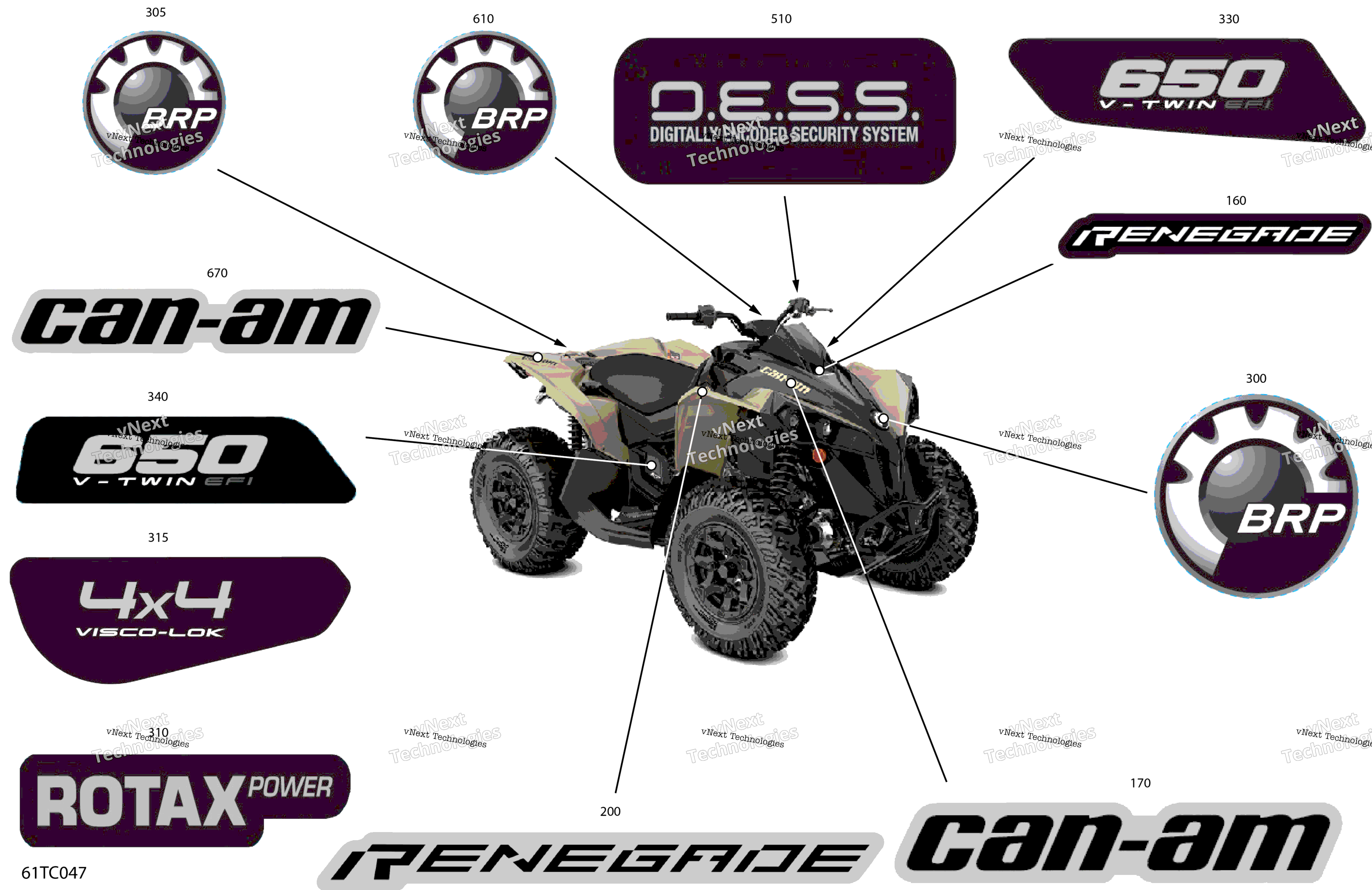 2023 Renegade 650 EFI - STD - North America
